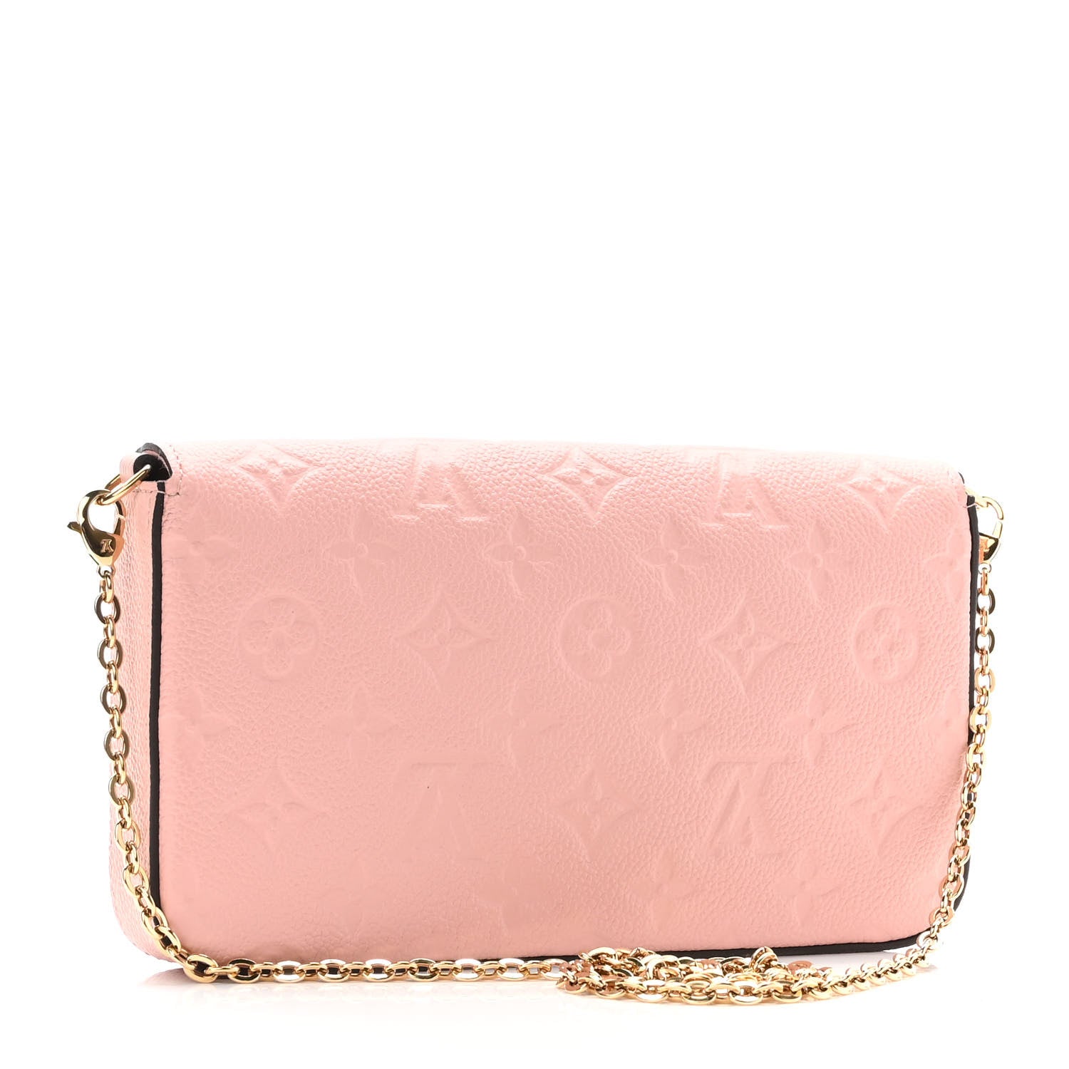 Louis Vuitton Empreinte Pochette Felicie Chain Wallet Rose Poudre 4 of 12