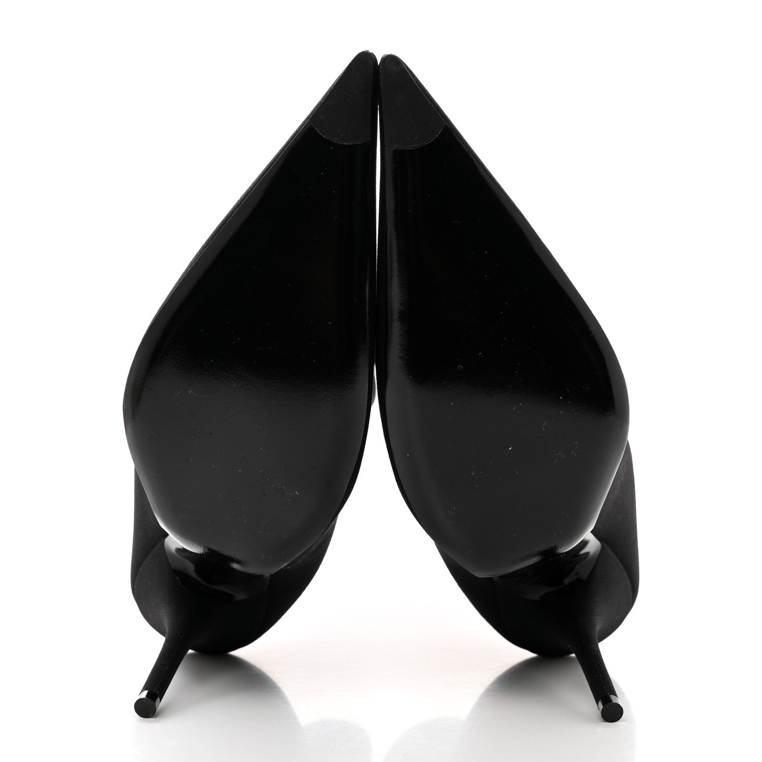 Balenciaga Jersey Crepe Round Toe Knife Booties 39 Black 5 of 7