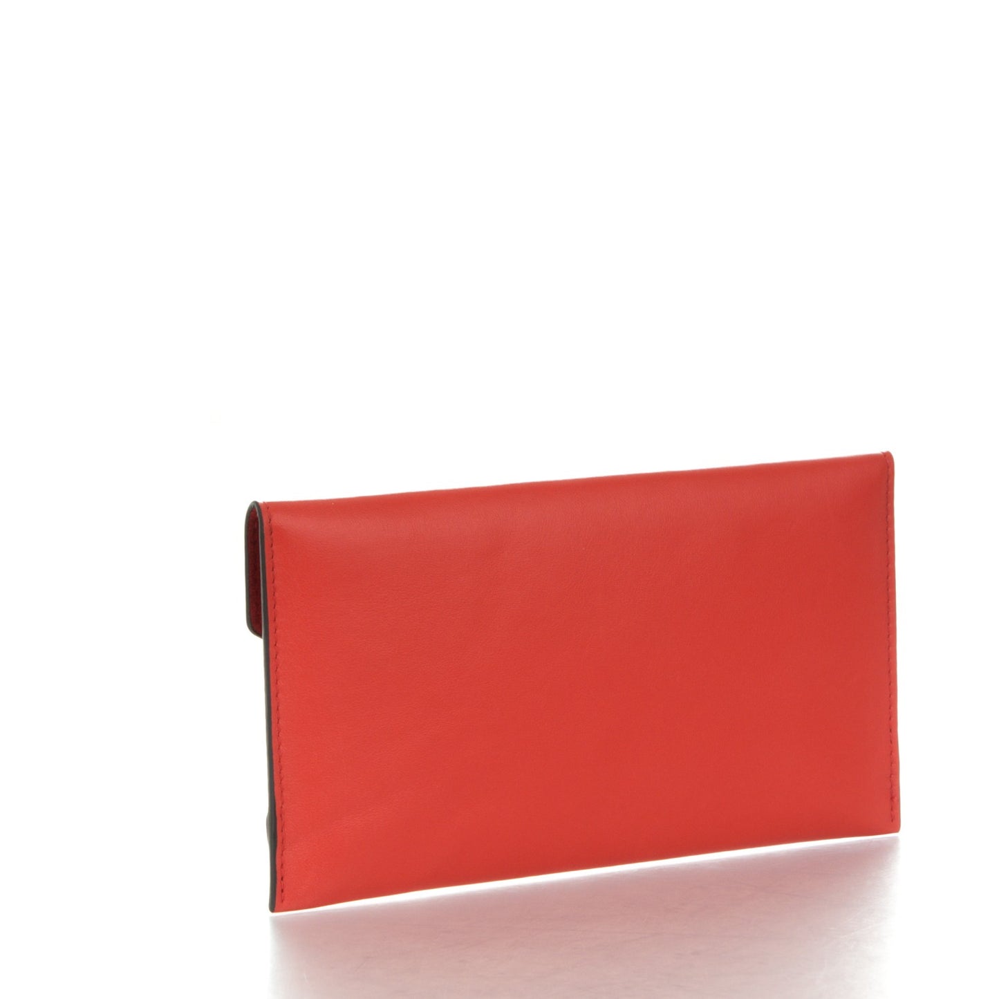 Veau Cachemire Chinese New Year Rooster Envelope Pouch Red