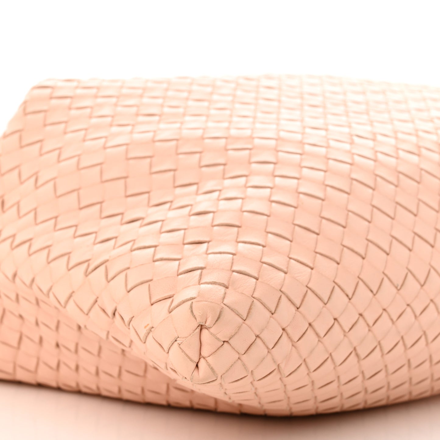 Nappa Intrecciato Medium Convertible Tote Flamingo