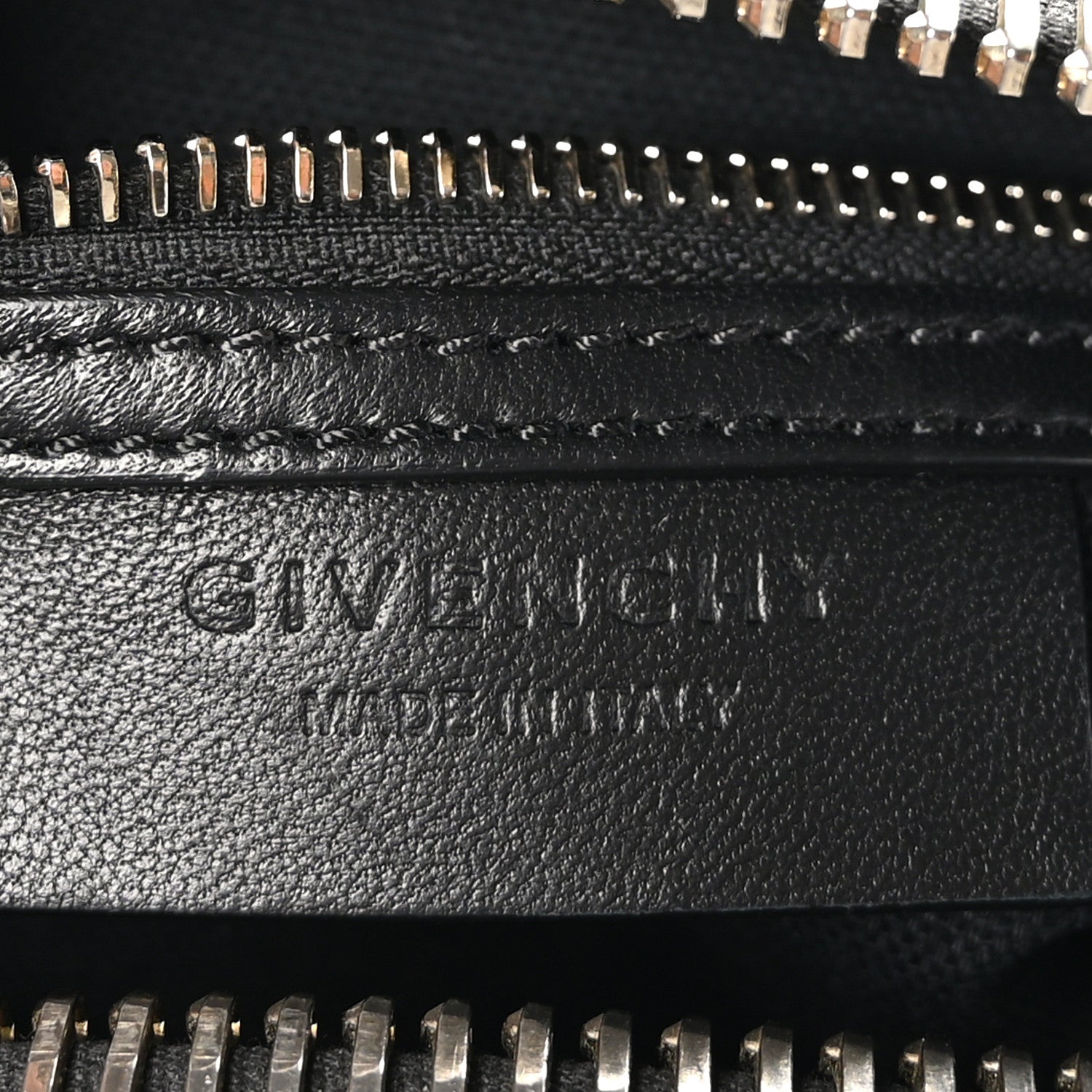 Givenchy Calfskin Crocodile Embossed Small Antigona Black 6 of 10