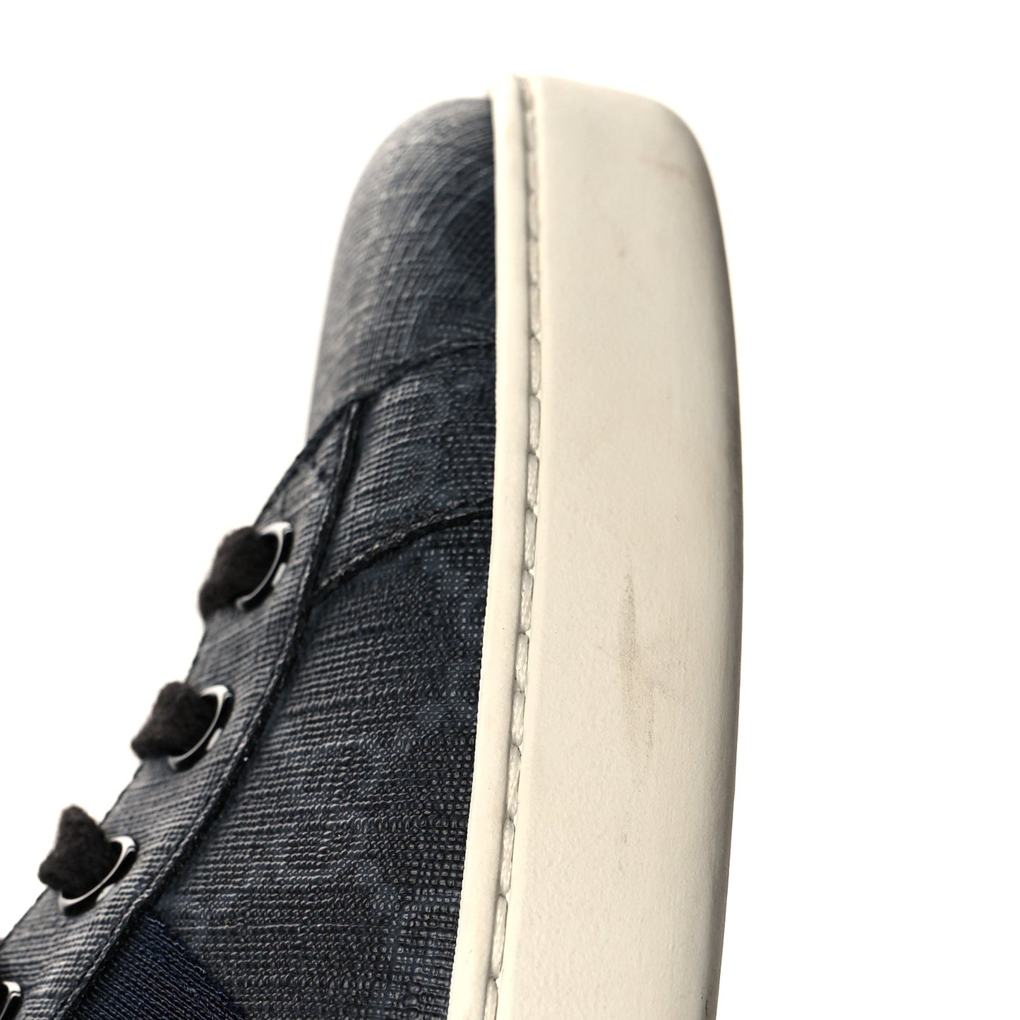 GG Supreme Monogram Ayers Web Mens New Ace Sneakers 8 Black