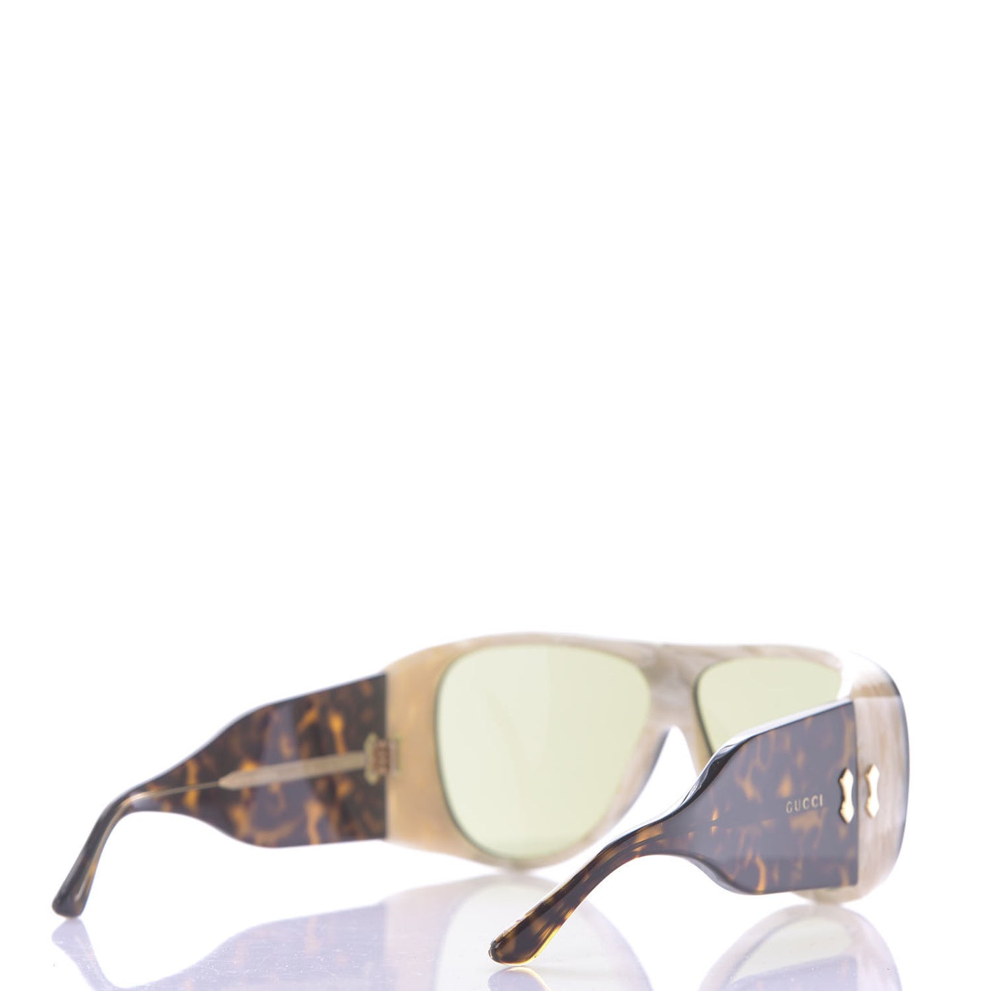 Acetate Sunglasses GG0149S Black Horn