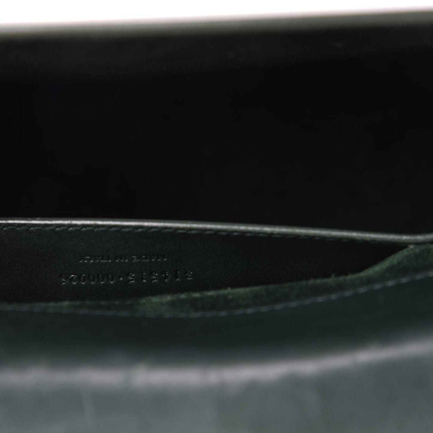 Calfskin Medium Classic Betty Dark Green