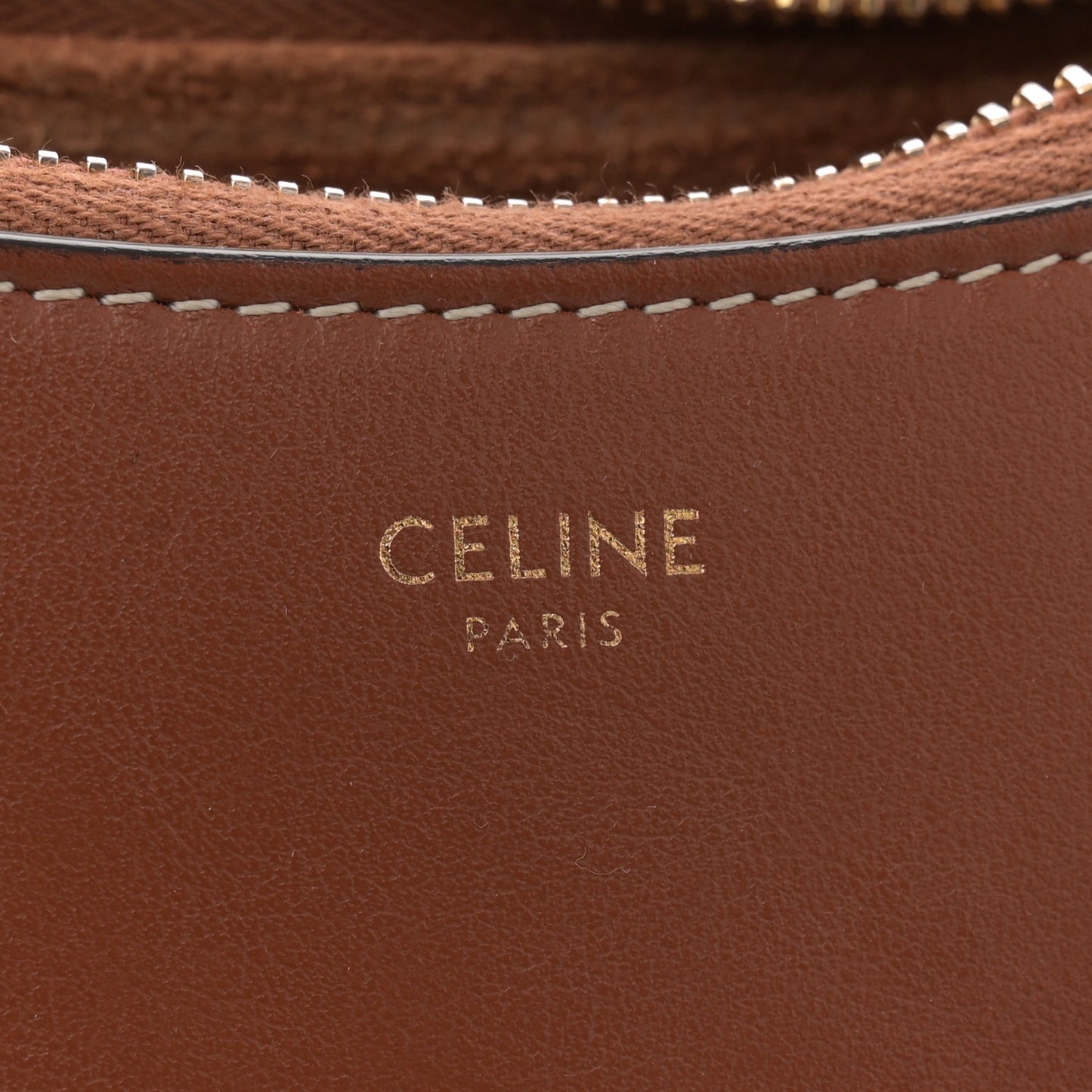 Smooth Calfskin Medium Strap Ava Shoulder Bag Tan