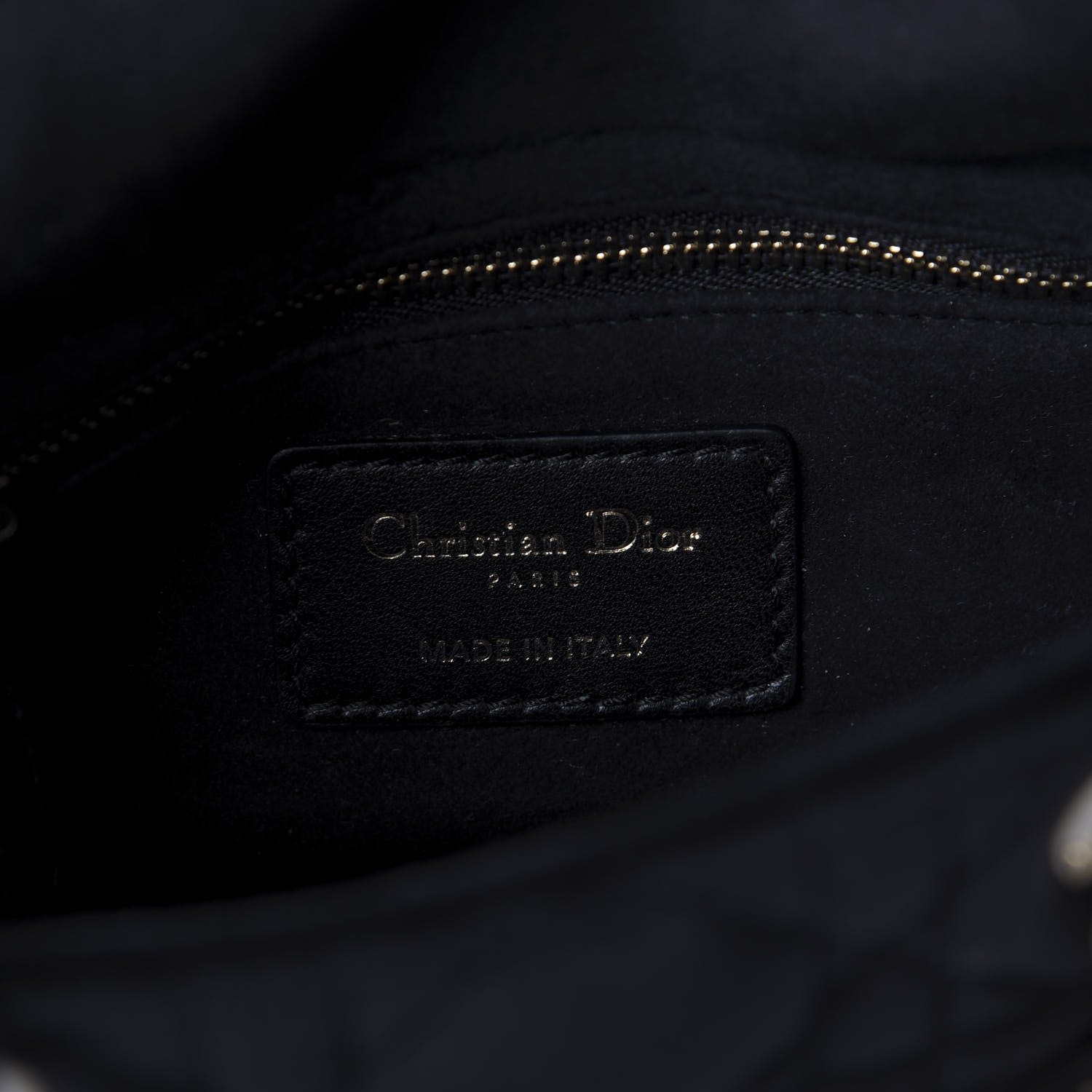 Christian Dior Velvet Mini Lady Dior Black 8 of 10