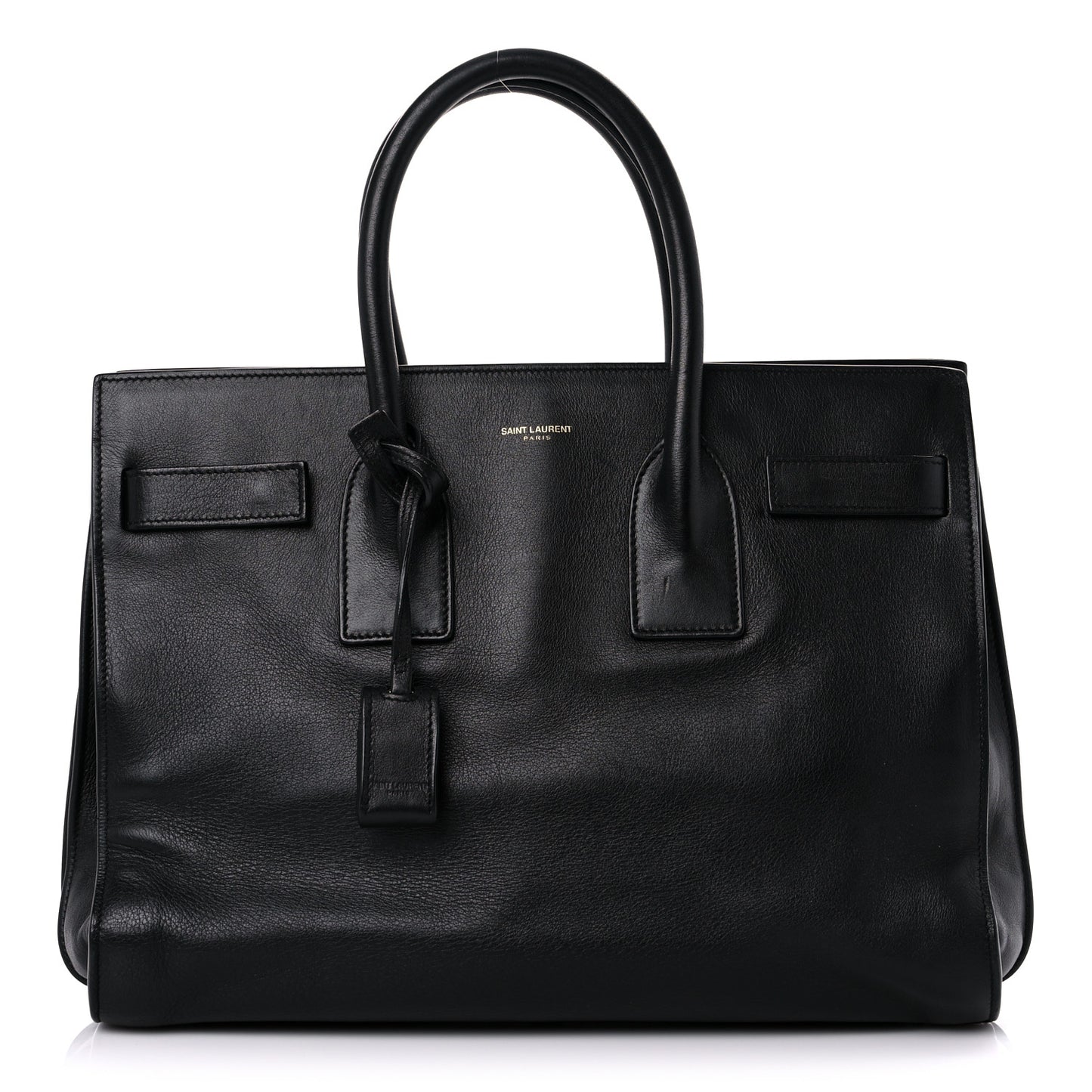 Calfskin Small Sac De Jour Black