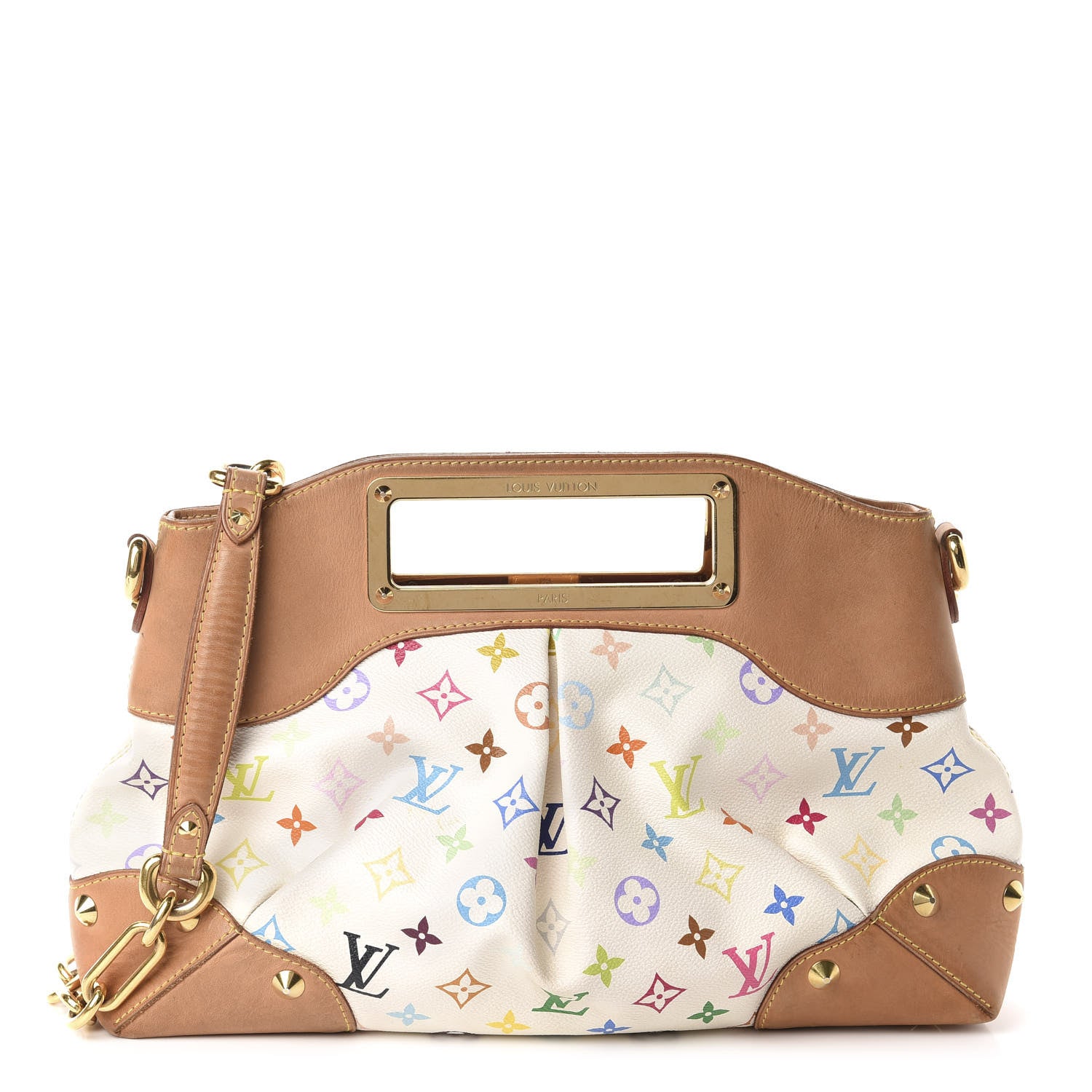 Louis Vuitton Monogram Multicolor Judy MM White 1 of 11
