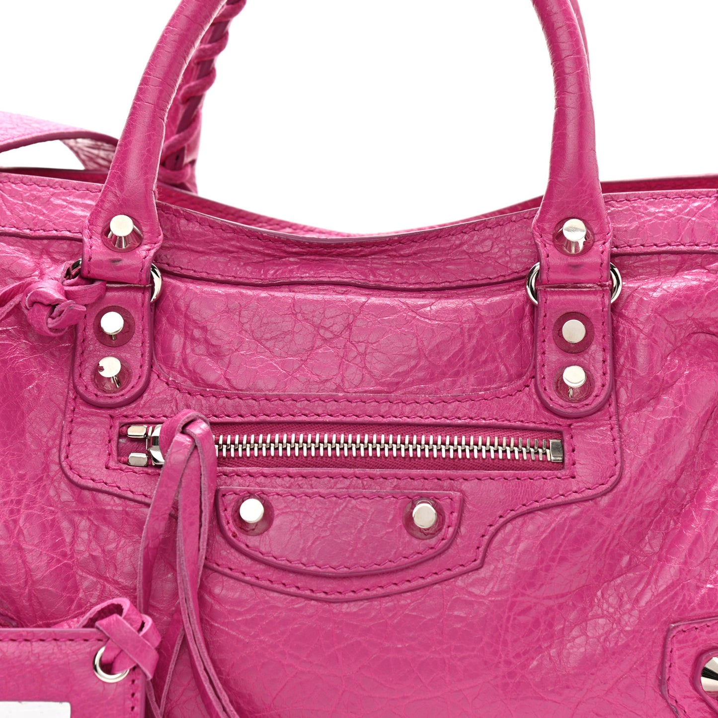 Agneau Classic Silver Hardware S City Rose Magenta