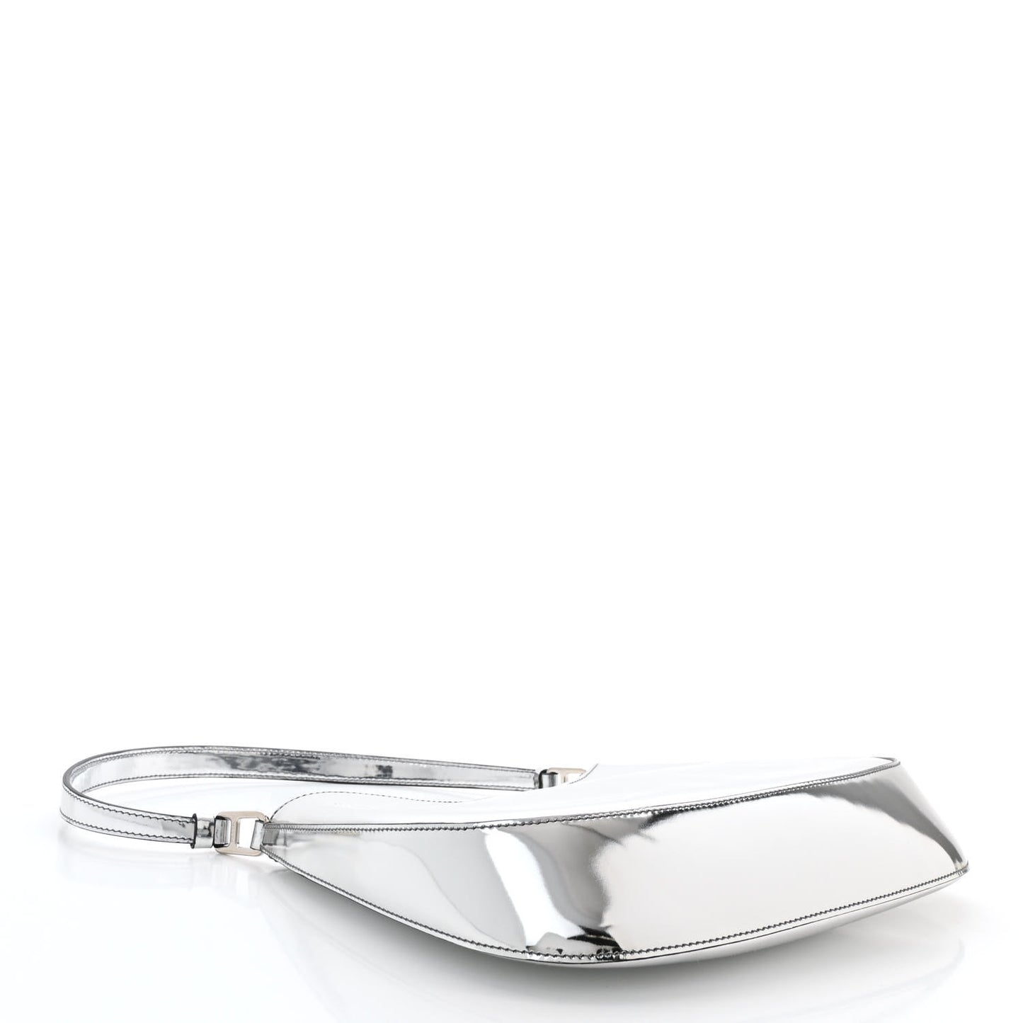 Spazzolato Cleo Shoulder Bag Argento