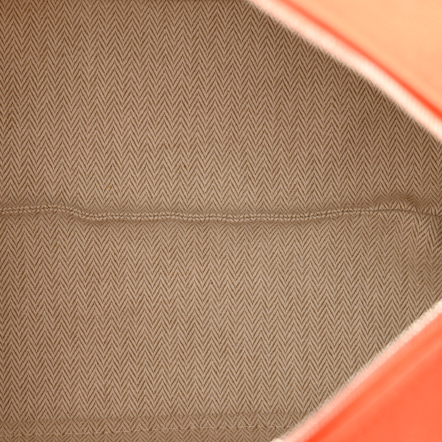Canvas Large Bride-A-Brac Pouch Orange Feu Burgundy