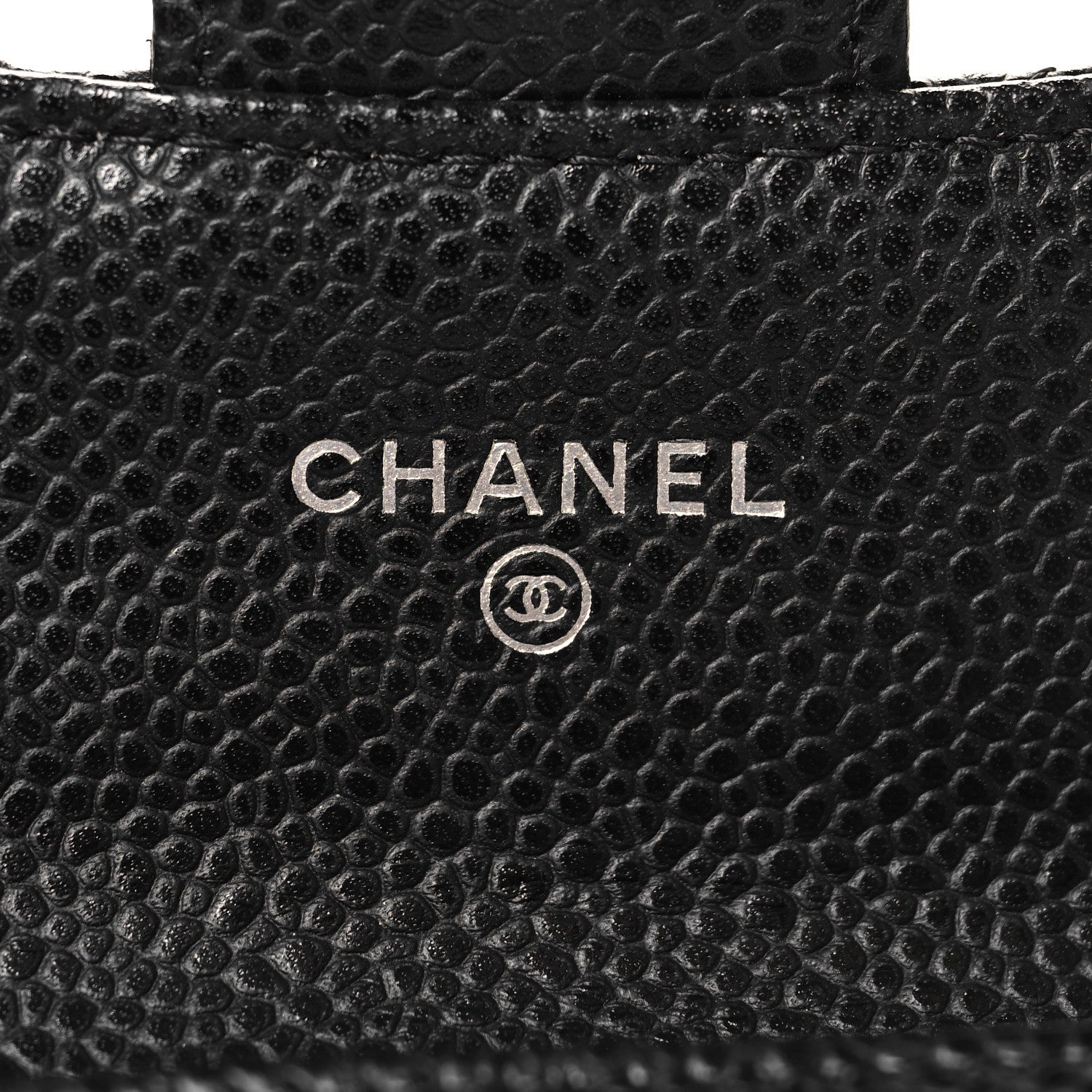 Chanel Caviar Quilted Flap Card Holder Wallet Black 6 of 8