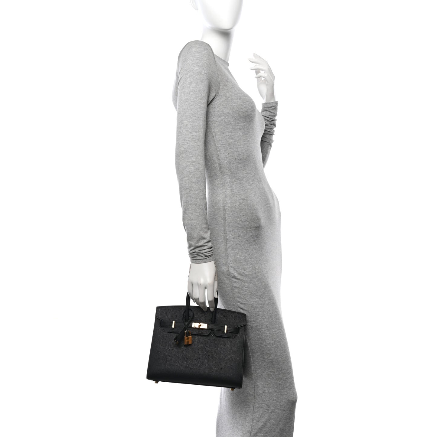 Epsom Birkin Sellier 25 Black