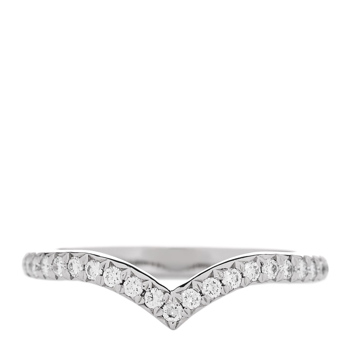 Platinum Diamond Soleste V Band Ring 51 5.75