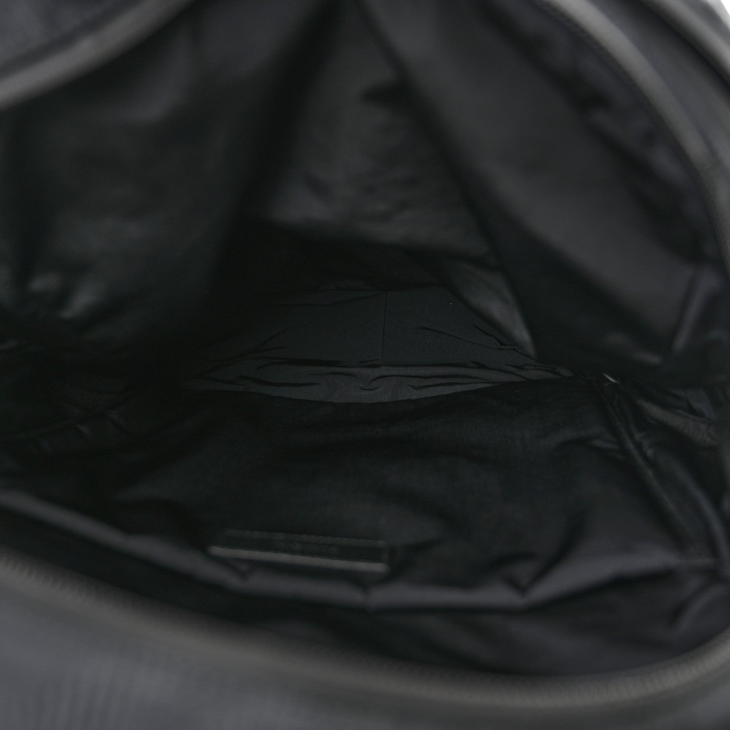 Burberry Nylon Jacquard Check Backpack Black 6 of 10
