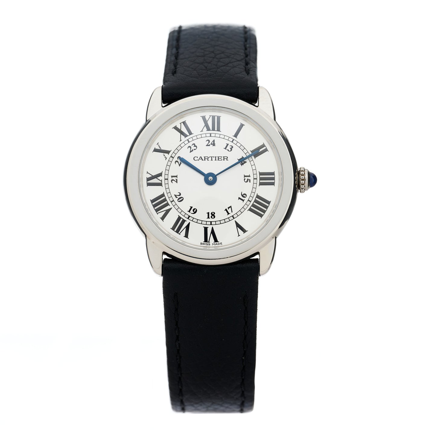 Stainless Steel Calfskin 29mm Ronde Solo Quartz Watch