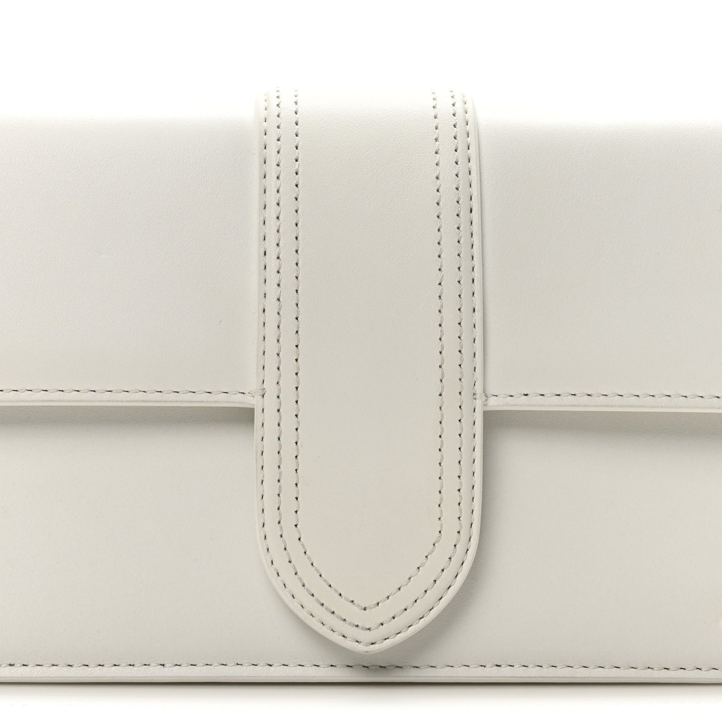 Smooth Calfskin Le Bambino Long White