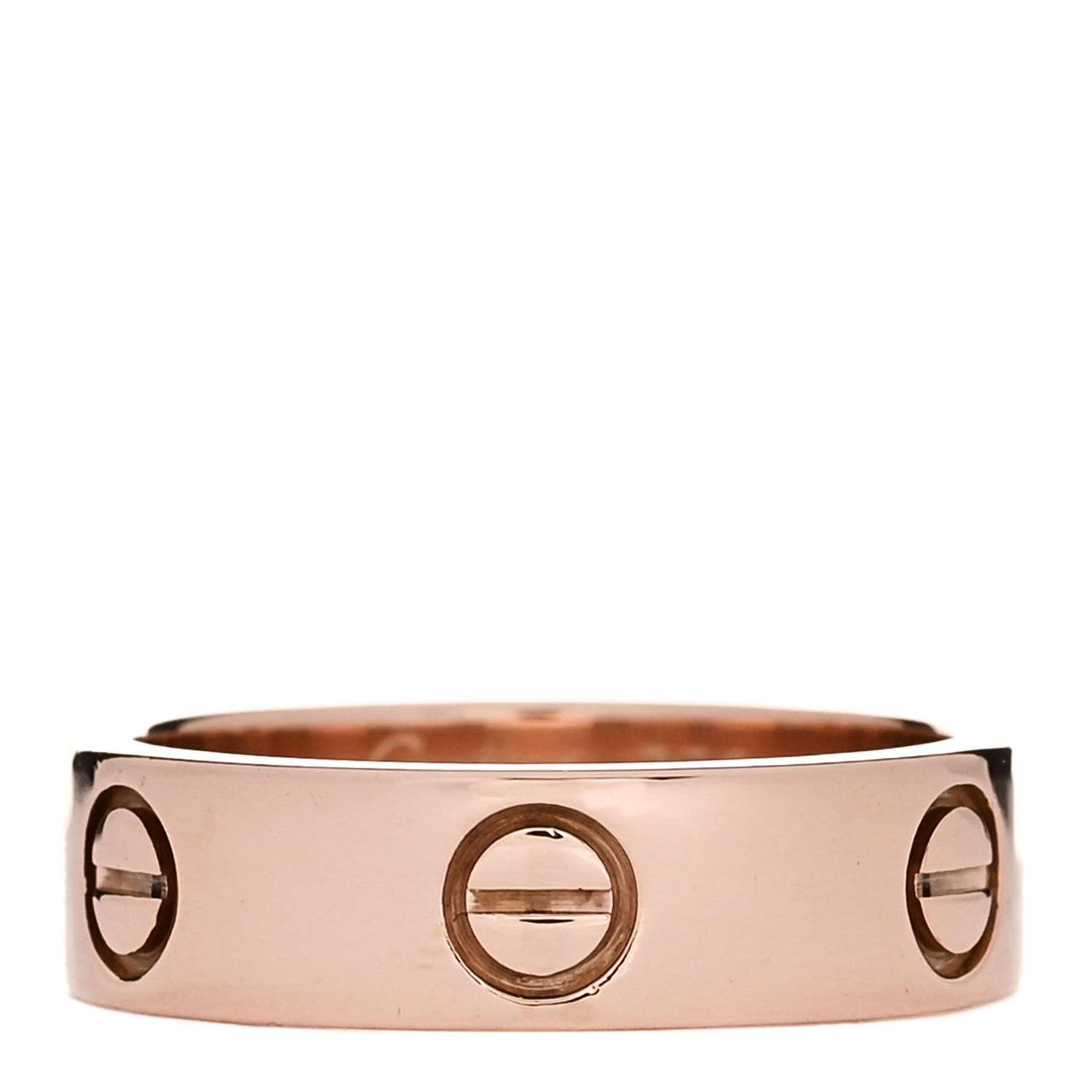 18K Pink Gold 5.5mm LOVE Ring 53 6.5