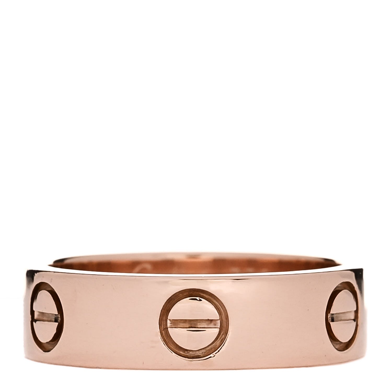 Cartier 18K Pink Gold 5.5mm LOVE Ring 53 6.5 1 of 4