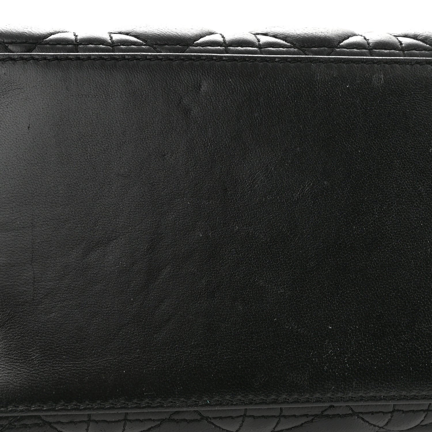 Christian Dior Lambskin Cannage Medium Lady Dior Black 11 of 12