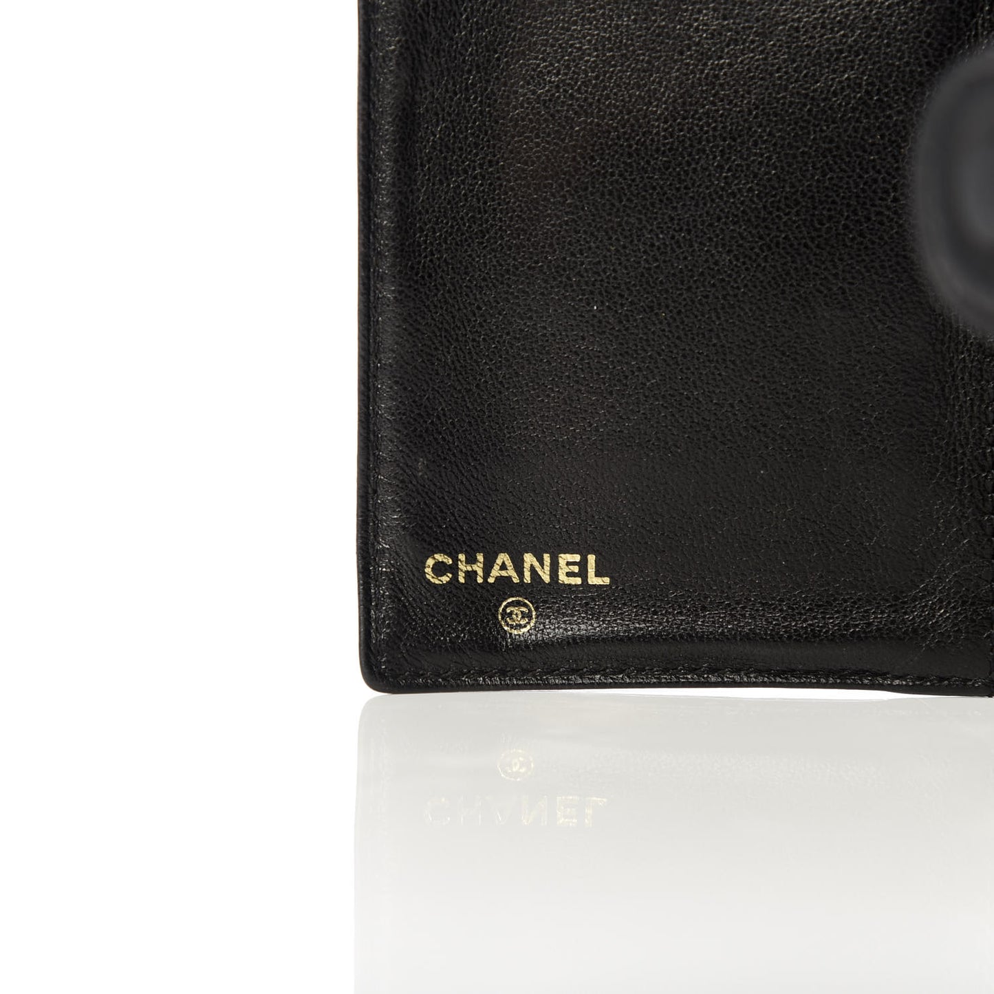 Lambskin Timeless CC Compact French Wallet Black