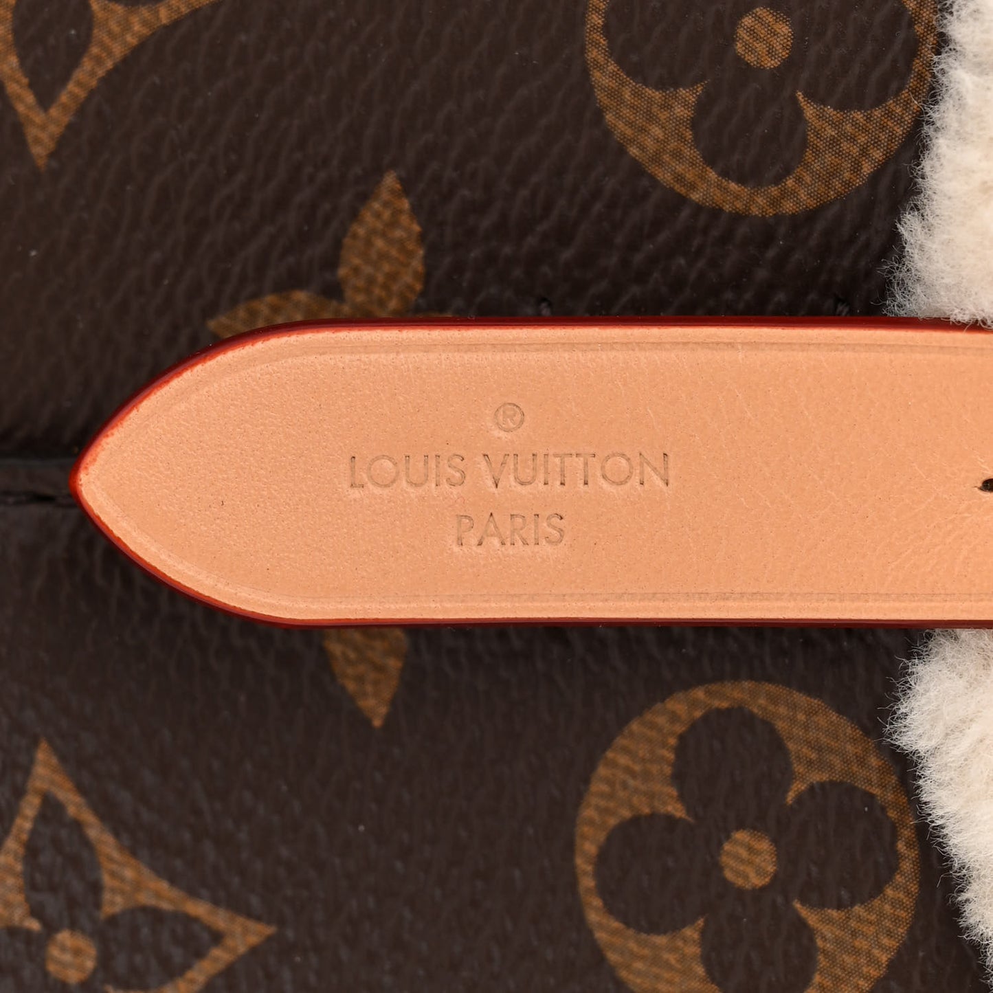 Monogram Shearling Cozygram Neonoe BB