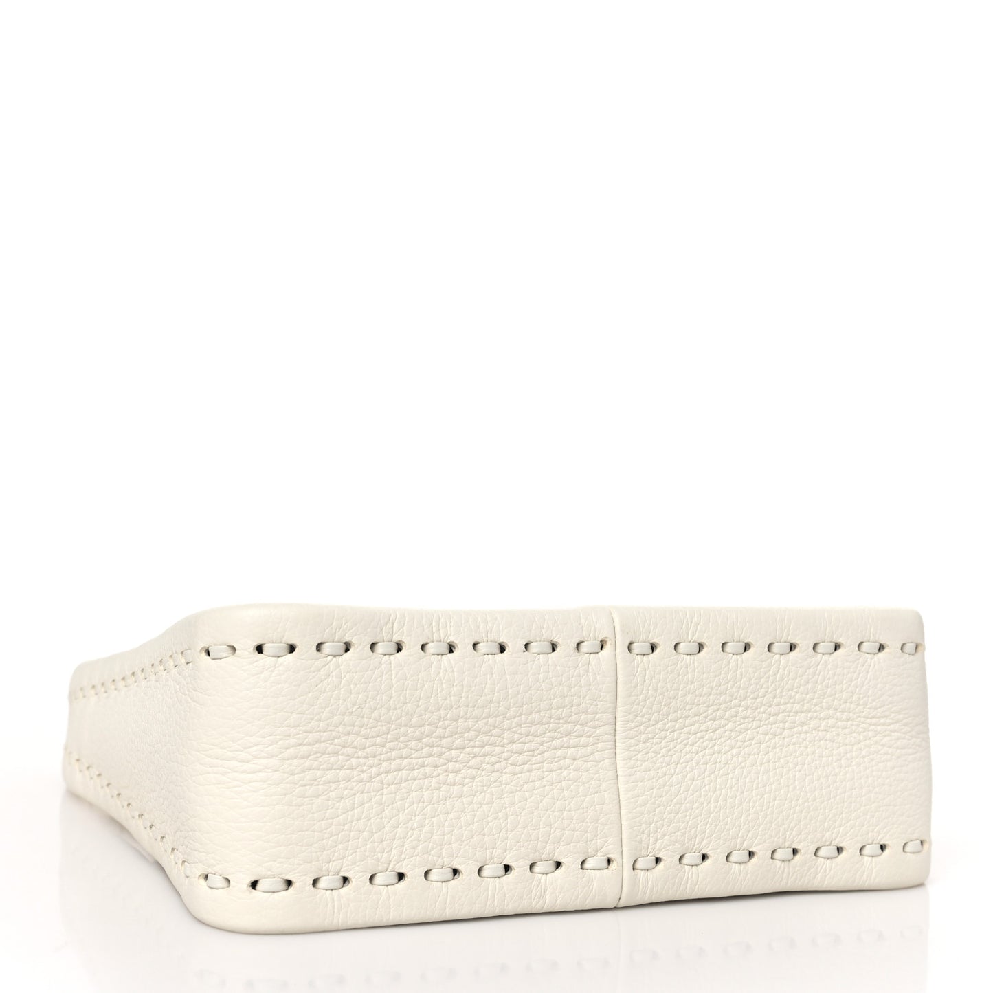 Cuoio Roma Sellerissima Nappa Sintetica Tape Stitch Mini Fendessence Shoulder Bag White