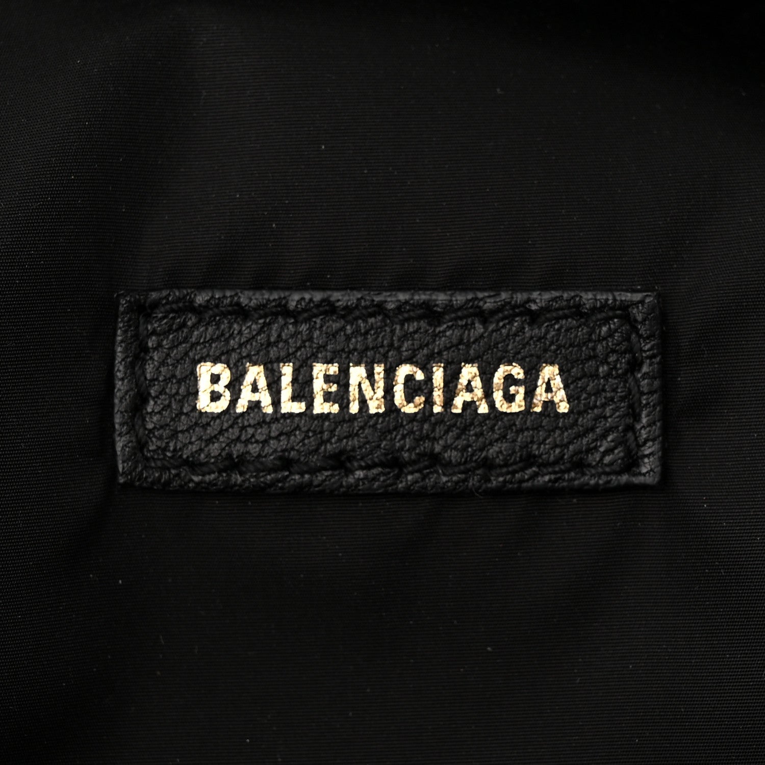 Balenciaga Sport Nylon Logo Embroidered Wheel Belt Bag Black White 6 of 10
