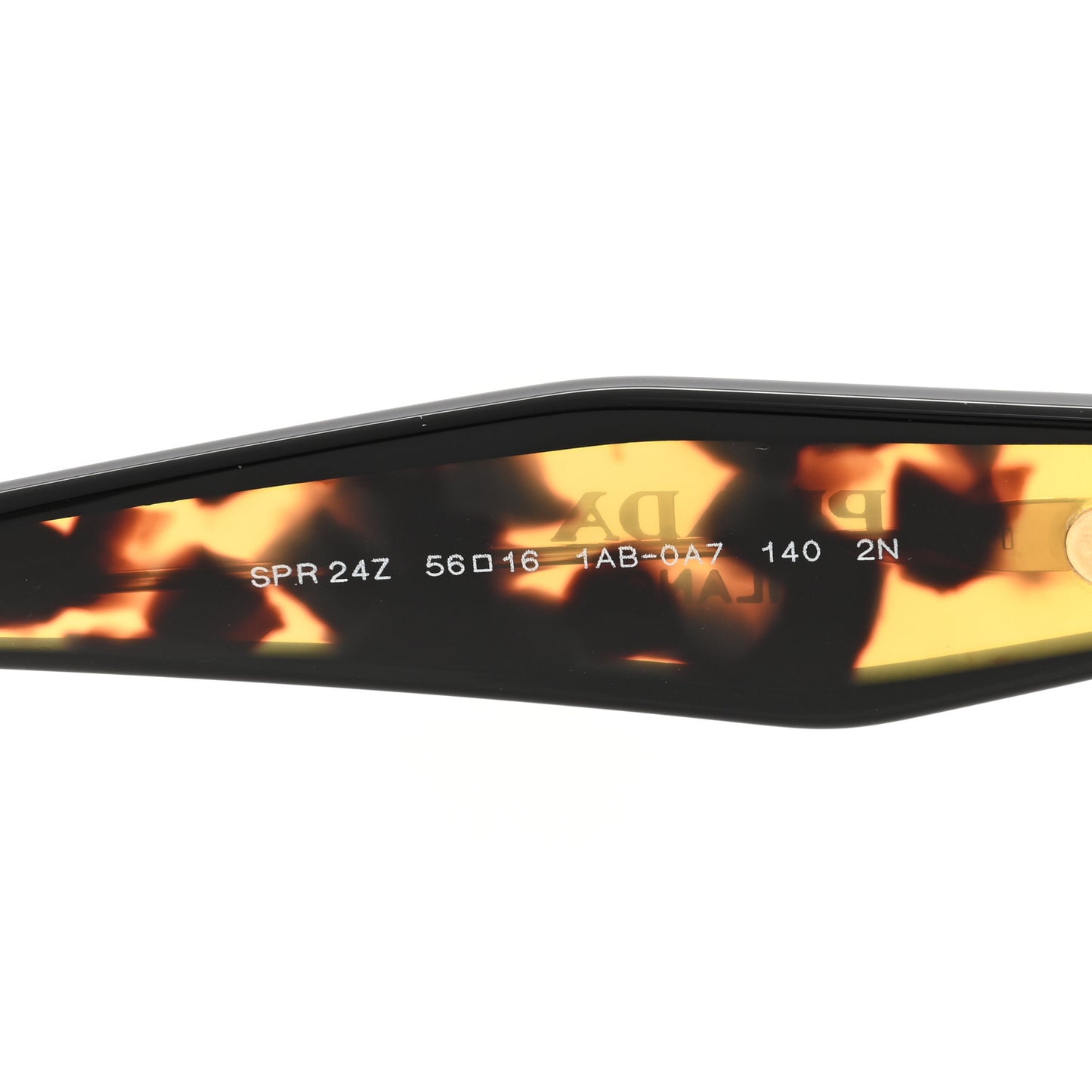 Acetate Square Sunglasses SPR 24Z Black Tortoise