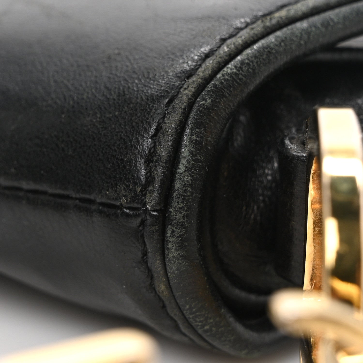 Christian Dior Supple Calfskin Mini Saddle Bag Black 12 of 12