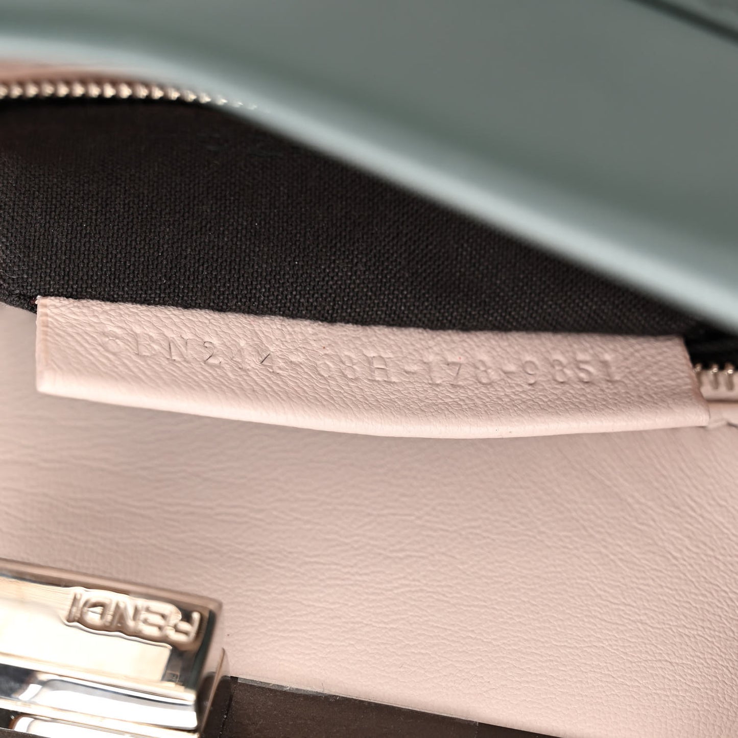Nappa Colorblock Mini Peekaboo Iconic Satchel Malachite Moresco Rosa Doll