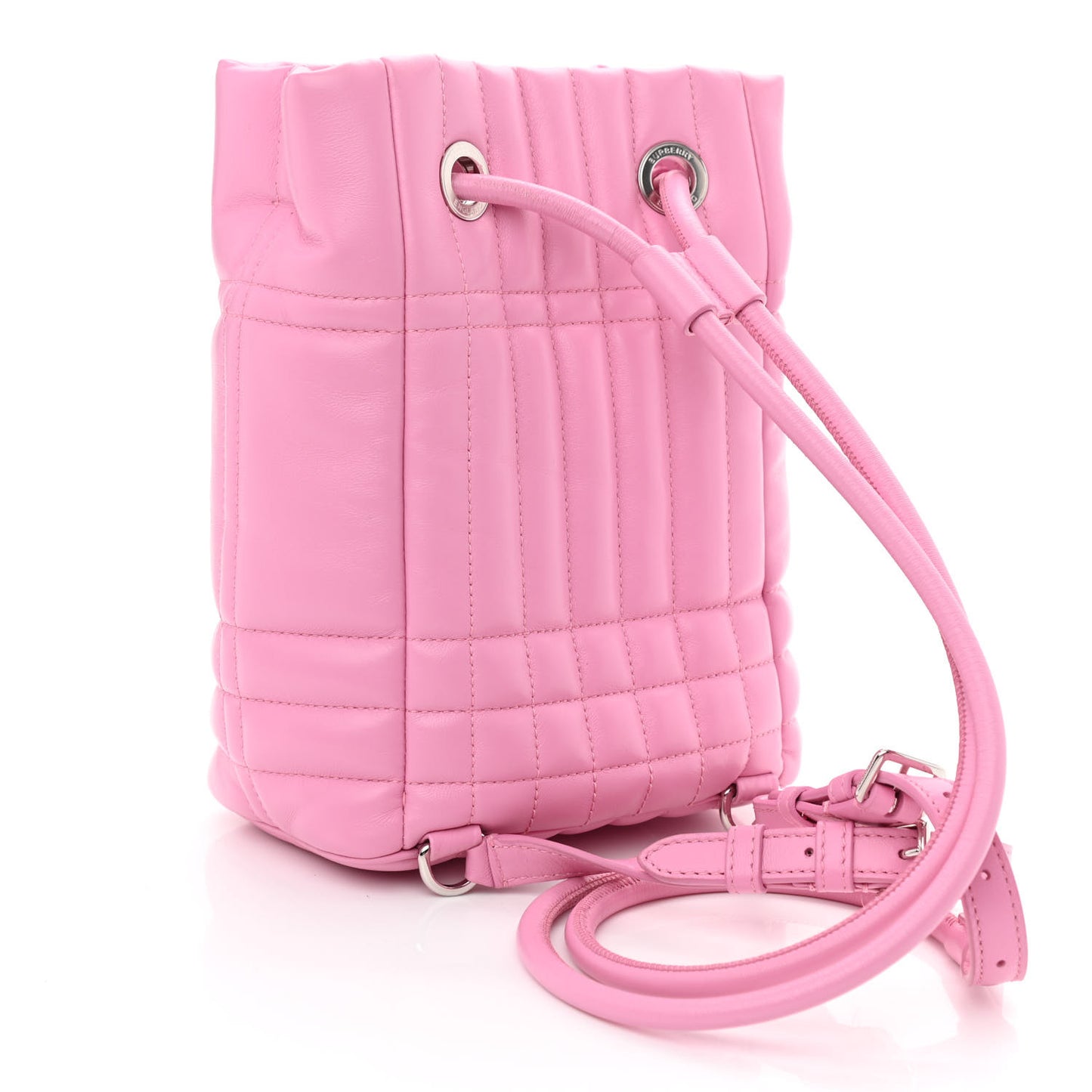 Lambskin Quilted Mini Lola Backpack Primrose Pink