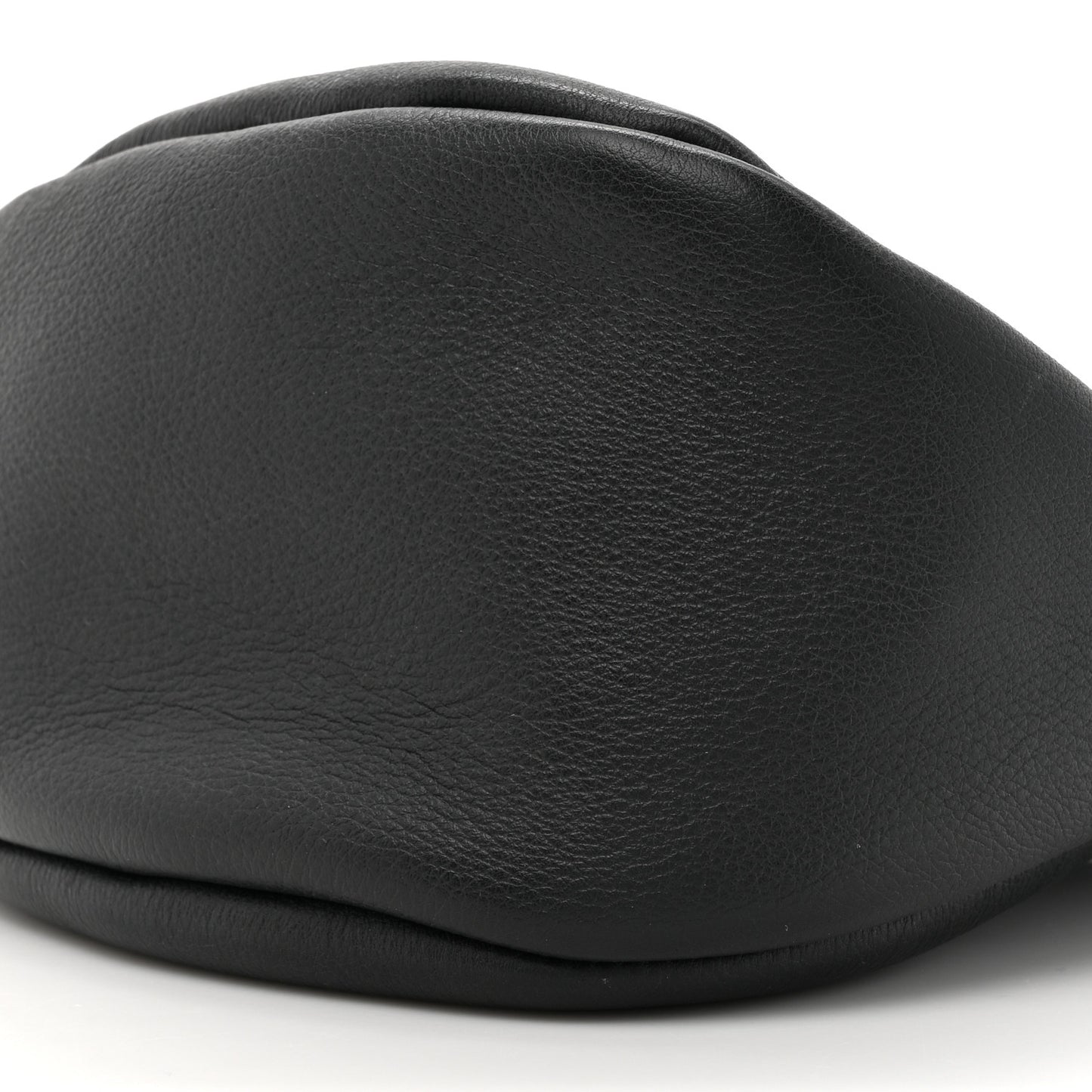 Smooth Calfskin Small Slouchy Banana Bag Black