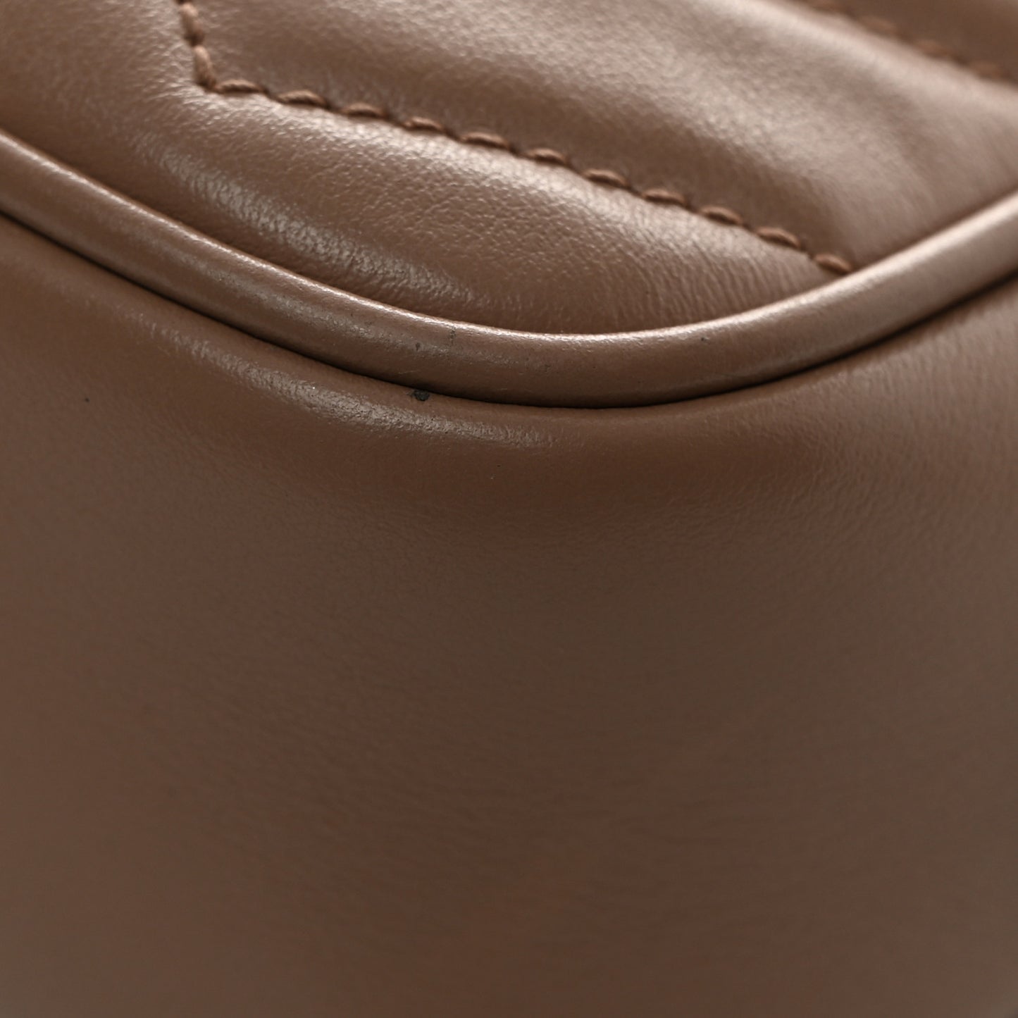 Calfskin Matelasse Mini GG Marmont Chain Shoulder Bag Porcelain Rose