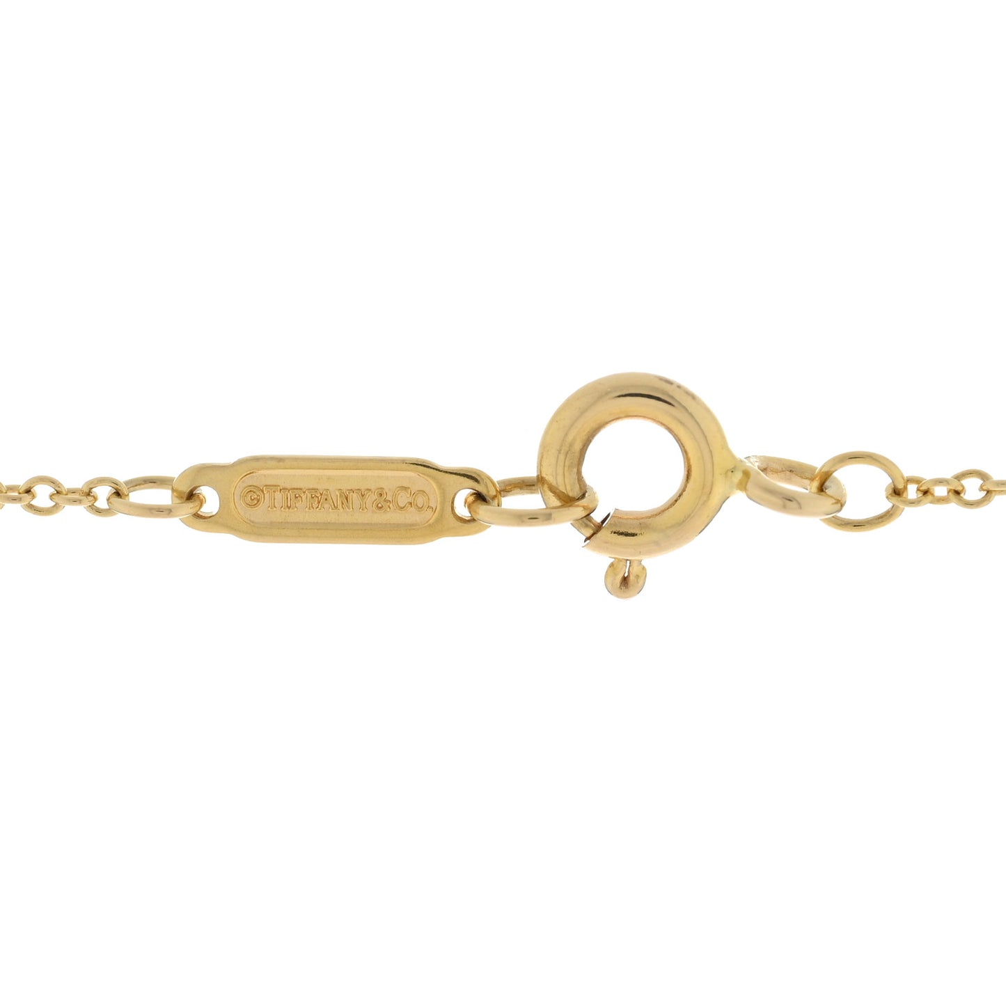 18K Yellow Gold 1837 Interlocking Circles Pendant Necklace