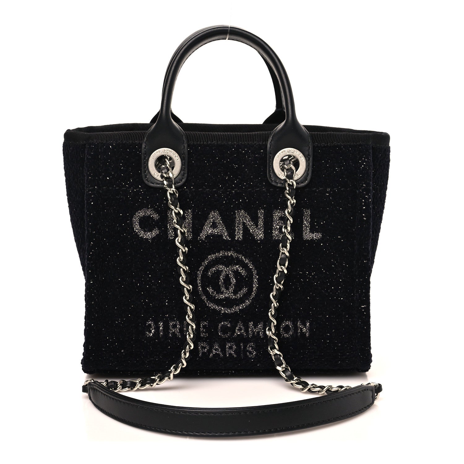 【本日まで値引き中】CHANEL DEAUVILLE 50ml 残量9割程度 Chanel Lurex Canvas Mini Deauville Tote Black 1910836 – FASHIONPHILE