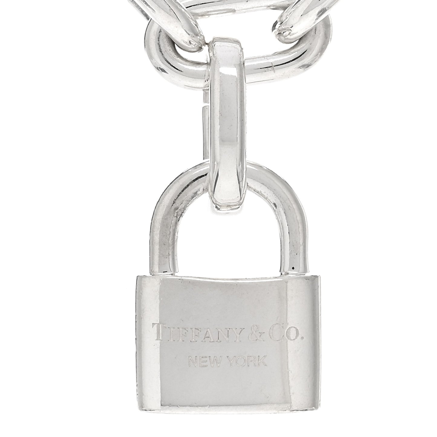 Sterling Silver Pearl HardWear Lock Bracelet