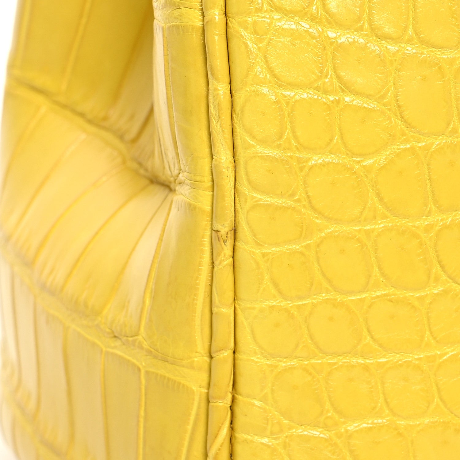 Christian Dior Crocodile Large Diorissimo Yellow 15 of 19