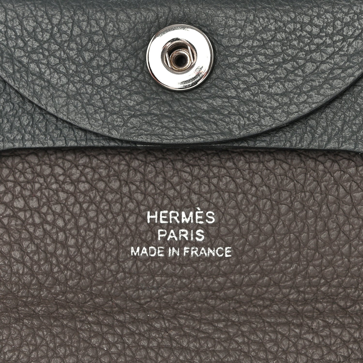 Hermes Evercolor Bastia Coin Purse Vert Amande Gris Meyer 6 of 9