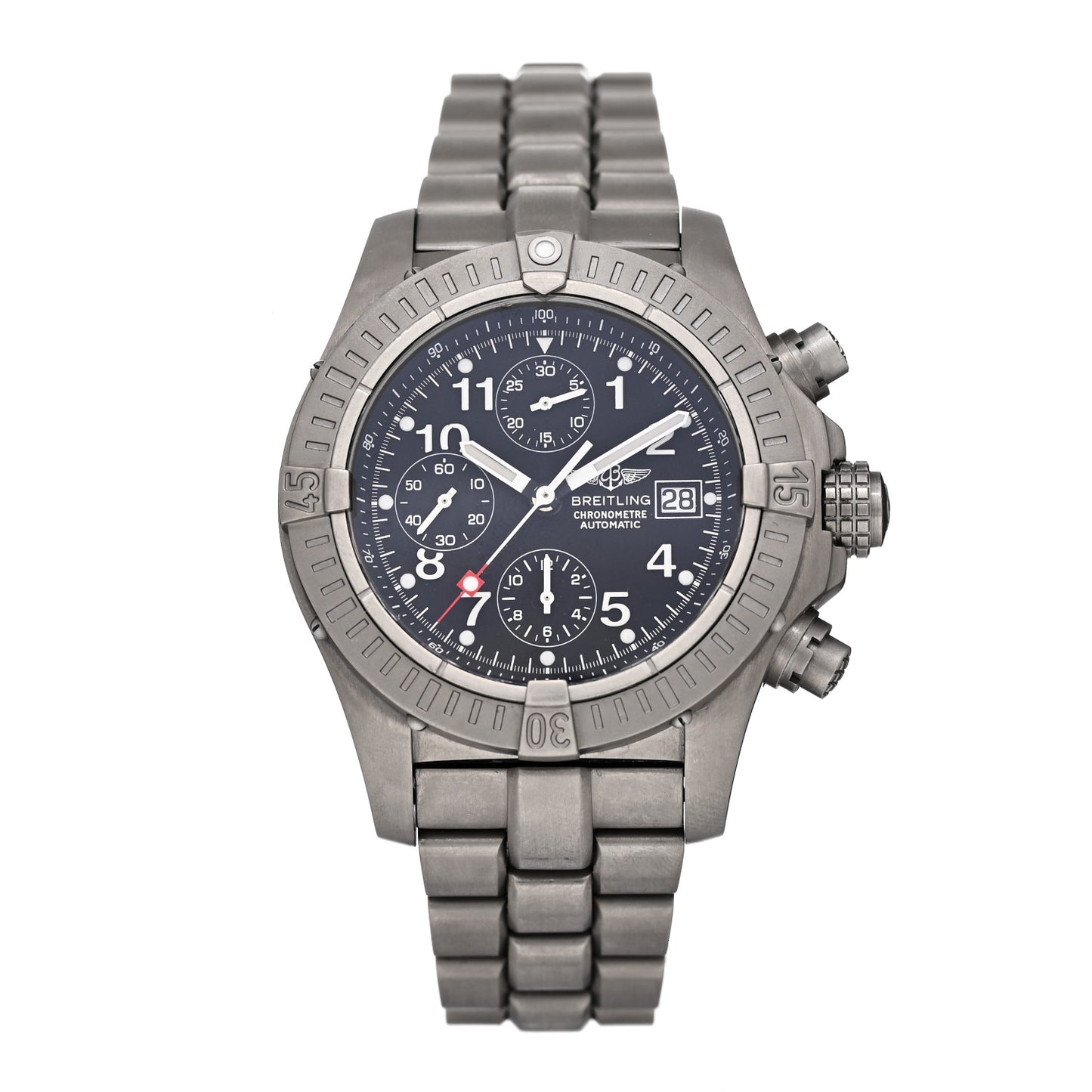 Titanium 45mm Avenger Chronograph Automatic Watch Black E13360