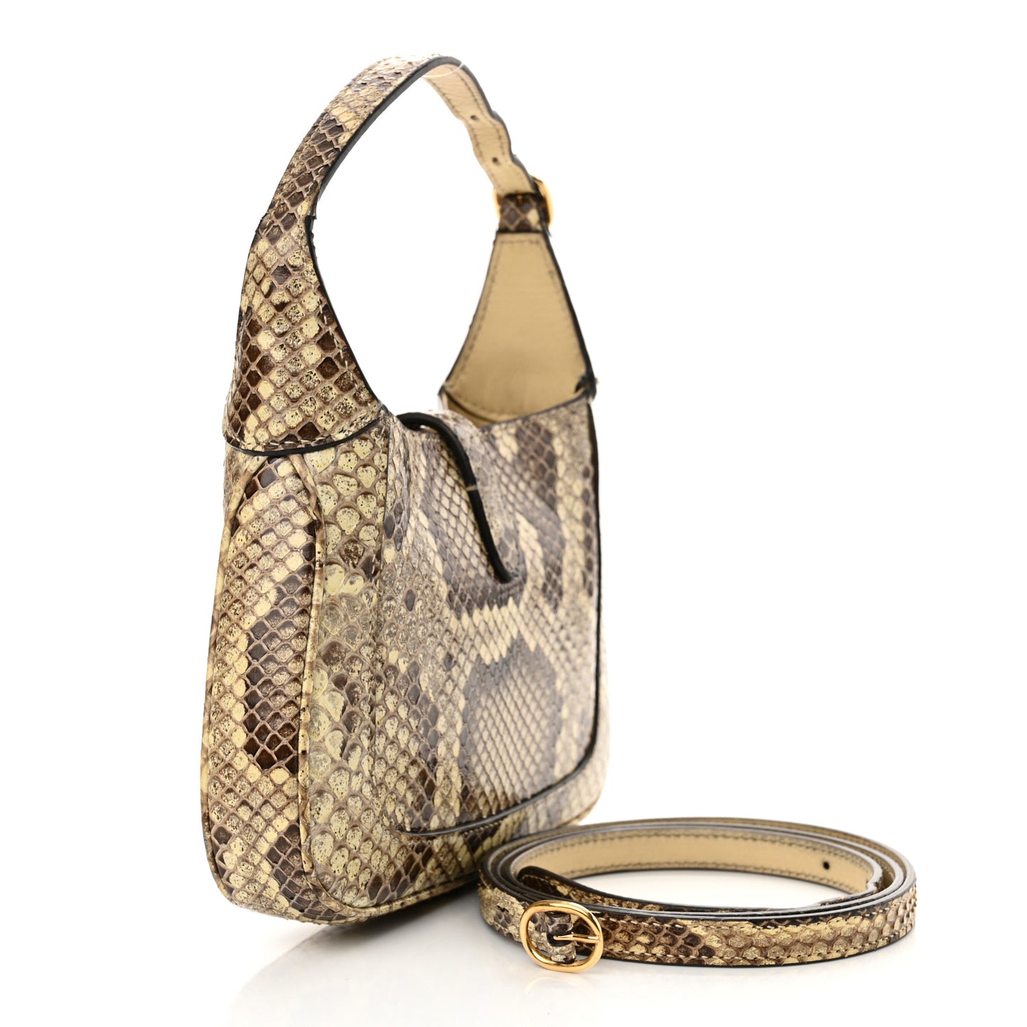 Snakeskin Mini Jackie 1961 Hobo Beige