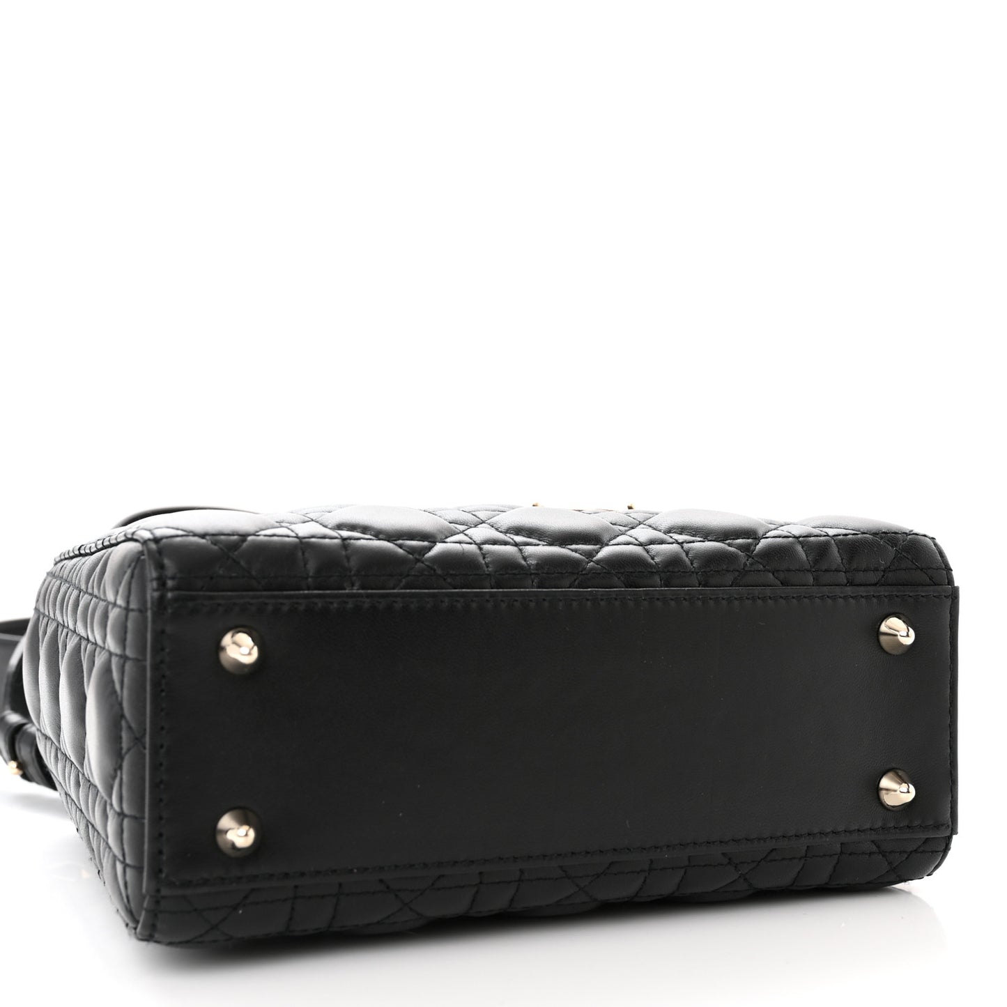 Lambskin Cannage Small My ABCDior Lady Dior Black