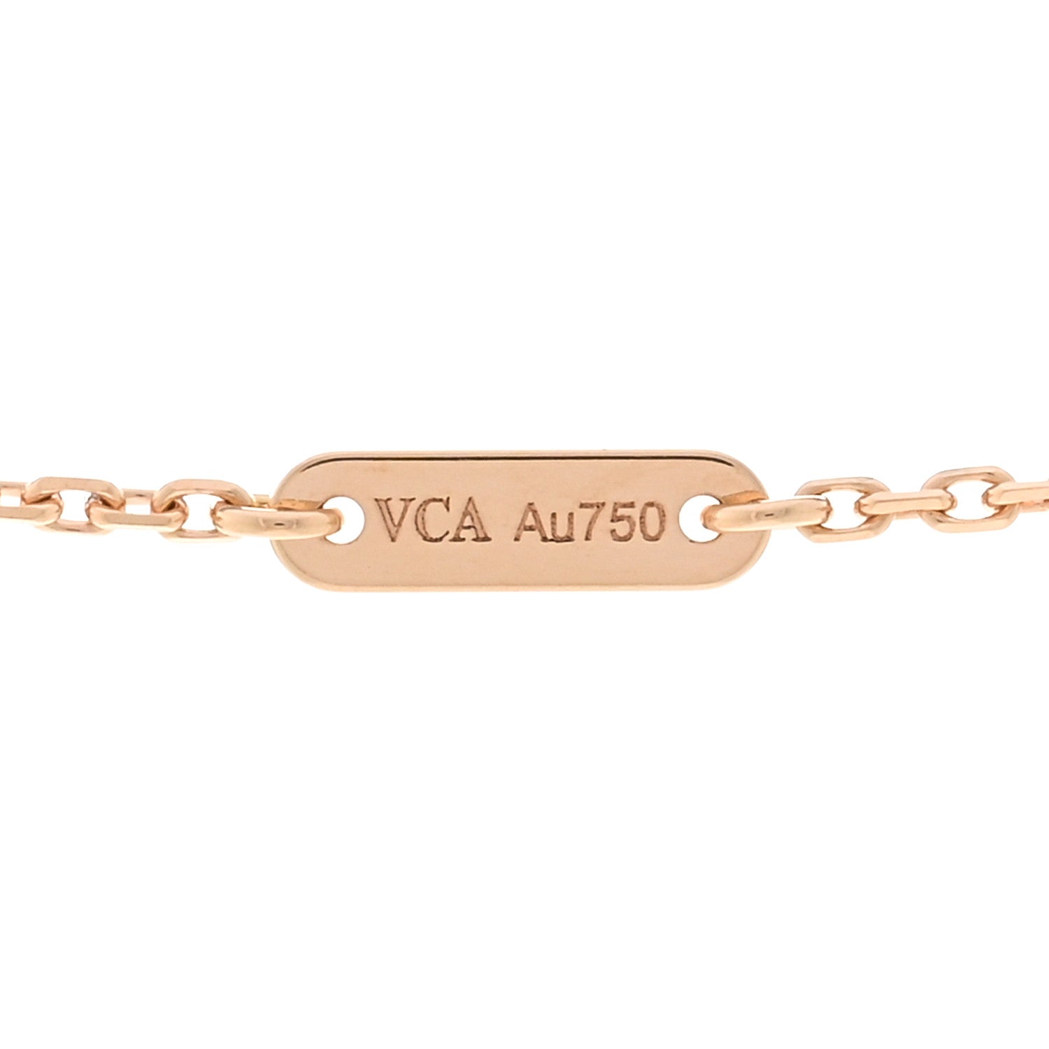 Van Cleef & Arpels 18k Rose Gold Carnelian Sweet Alhambra Heart Pendant Necklace 4 of 6