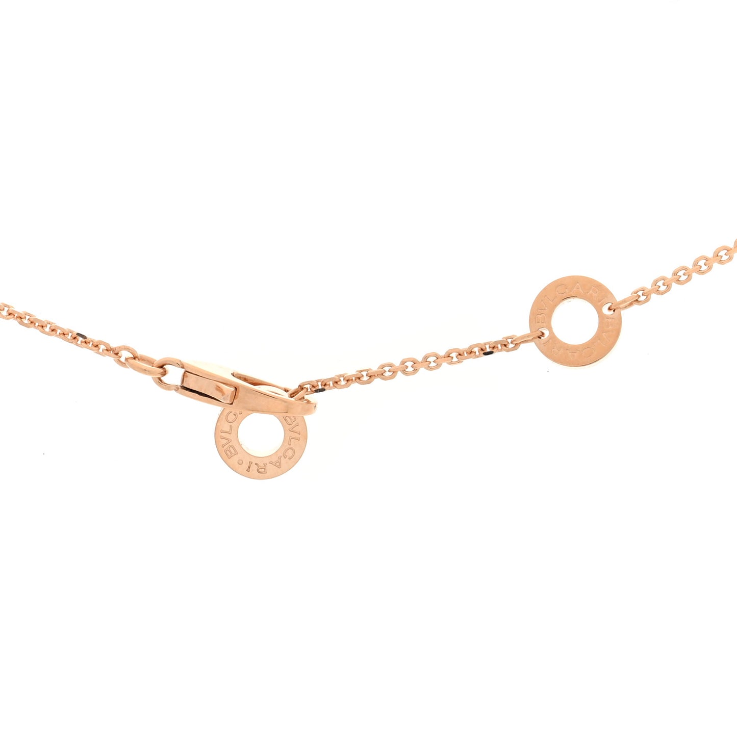 18K Rose Gold Diamond Mother of Pearl Small Divas' Dream Pendant Necklace