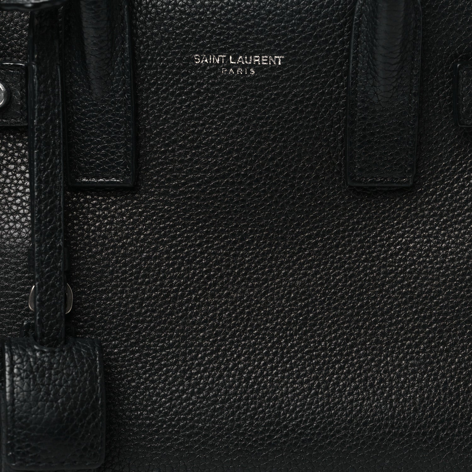 Saint Laurent Grained Calfskin Nano Sac De Jour Souple Black 8 of 12