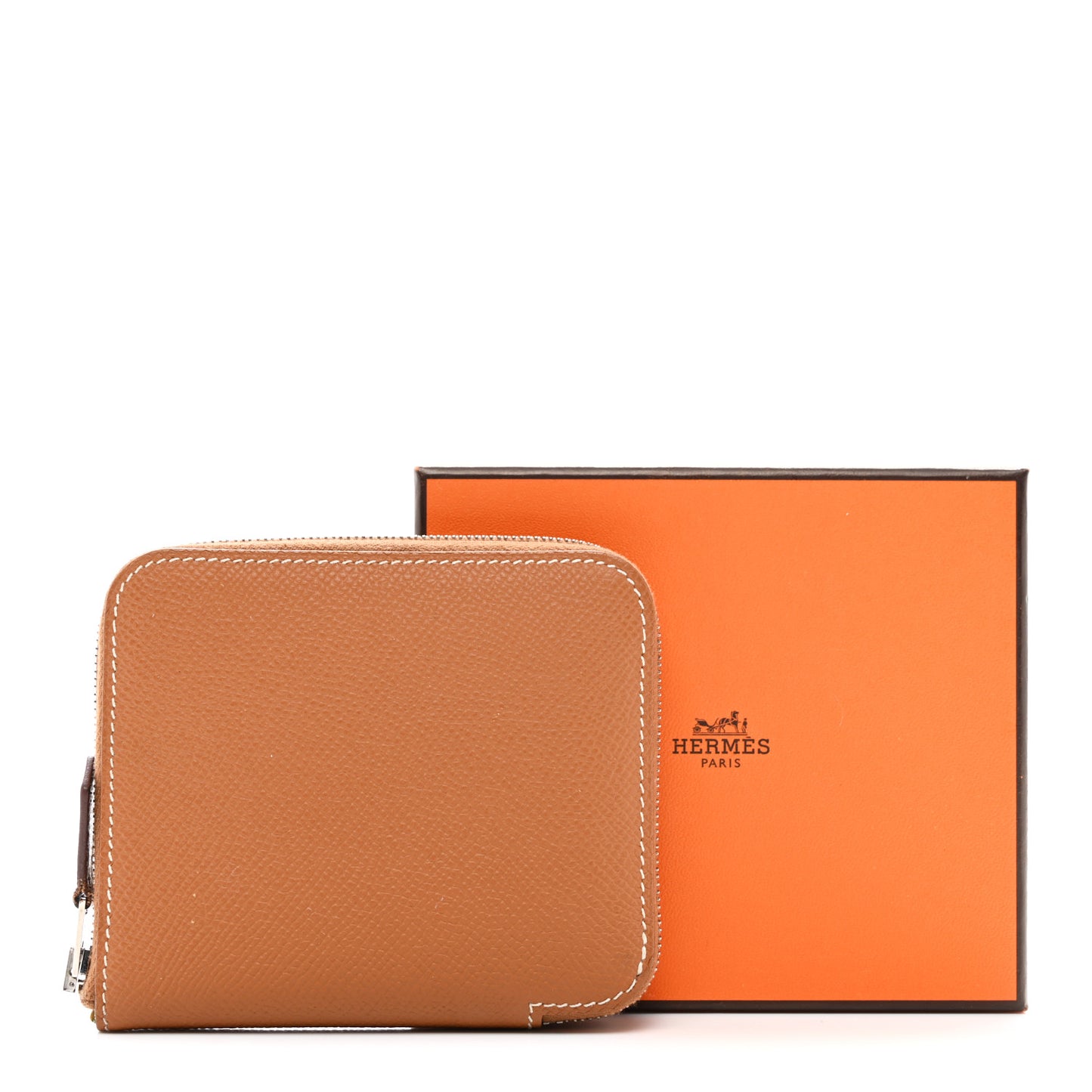Epsom Silk'in Compact Wallet Gold