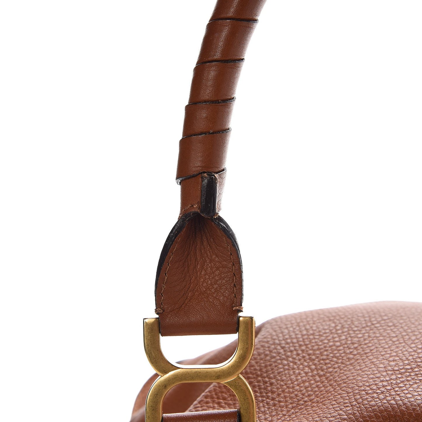 Calfskin Large Marcie Satchel Tan