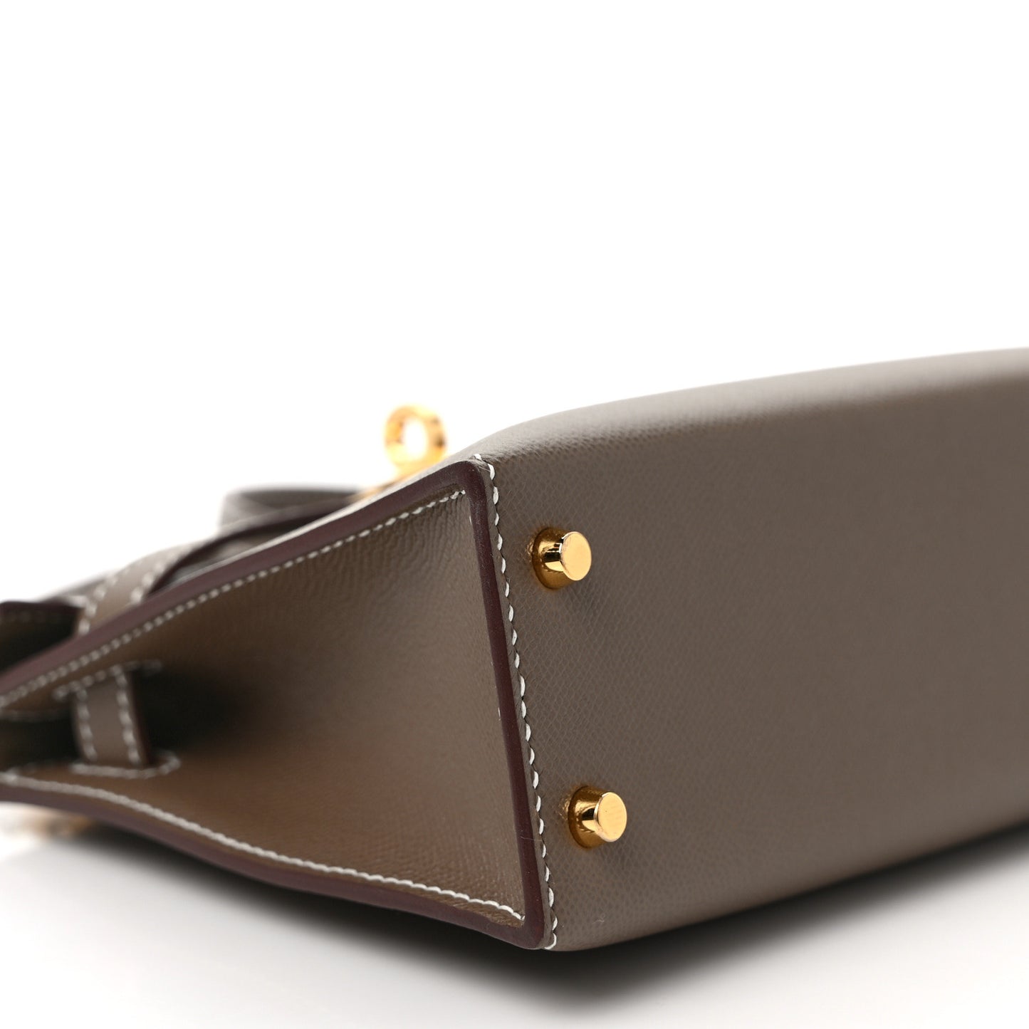 Epsom Mini Kelly Sellier 20 Etoupe