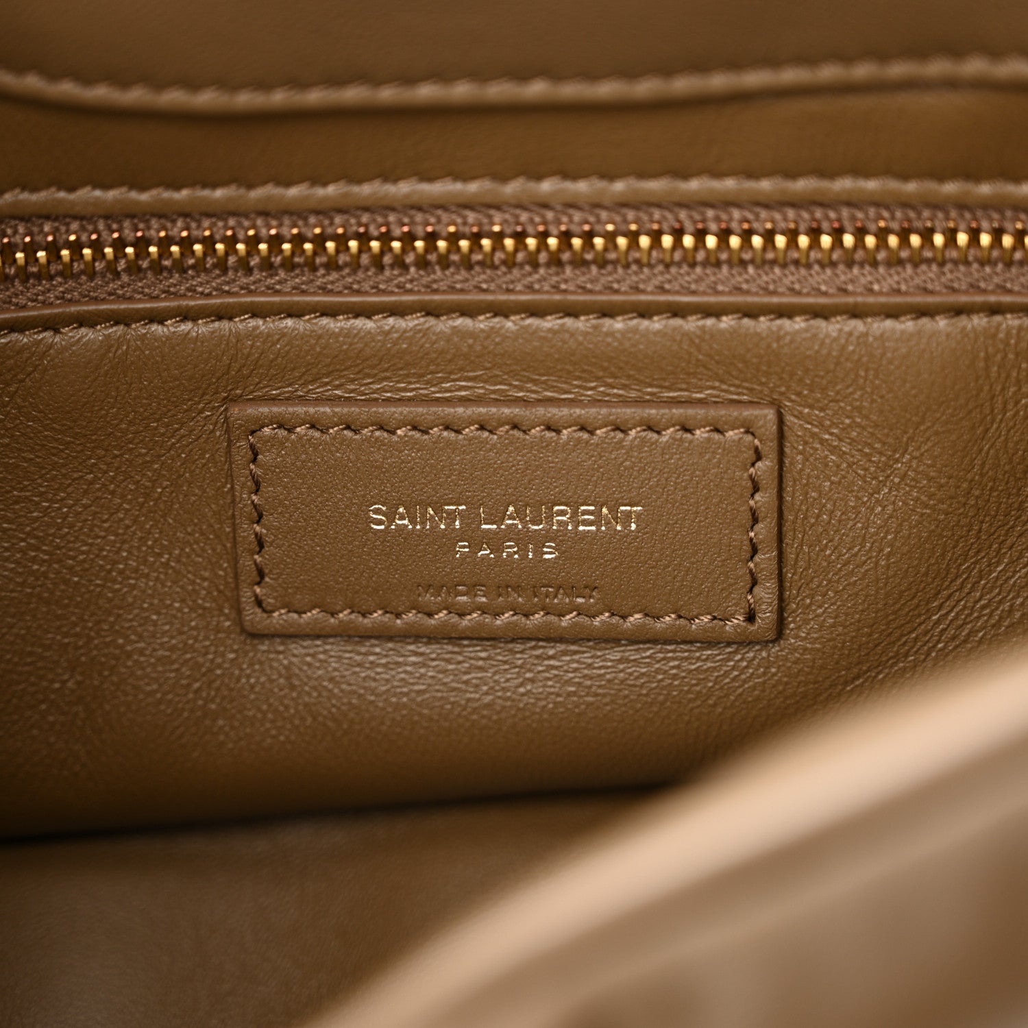 Saint Laurent Padded Lambskin Le 5 A 7 Hobo Dark Peanut 6 of 10
