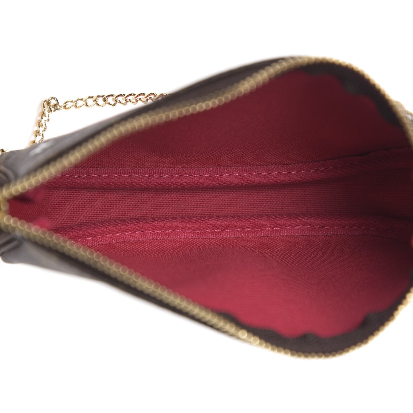 Monogram 2019 Christmas Animation Mini Courchevel Pochette Accessories Fuchsia